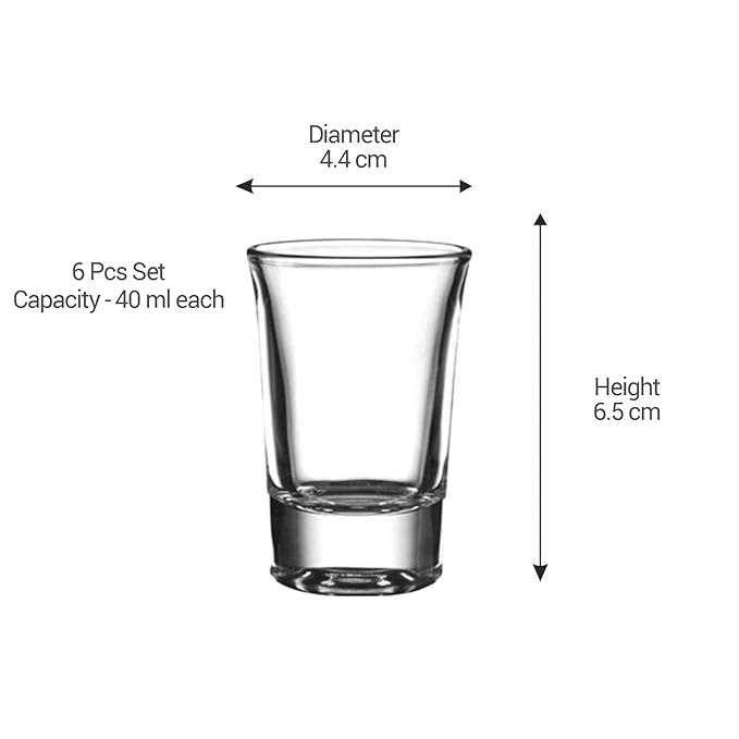 Hot-Shot Clear Glass Tumbler