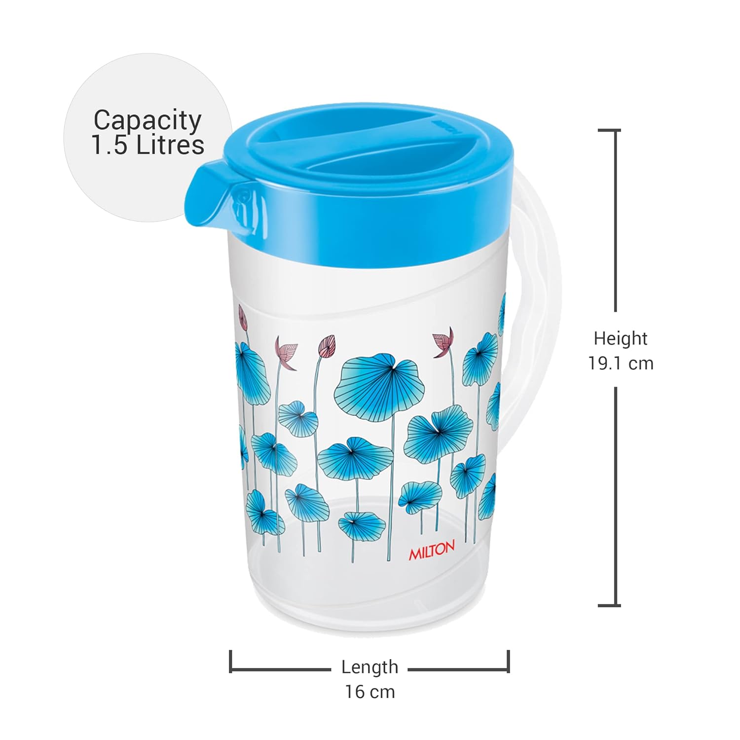 H2O Plastic Water Jug (Milton)