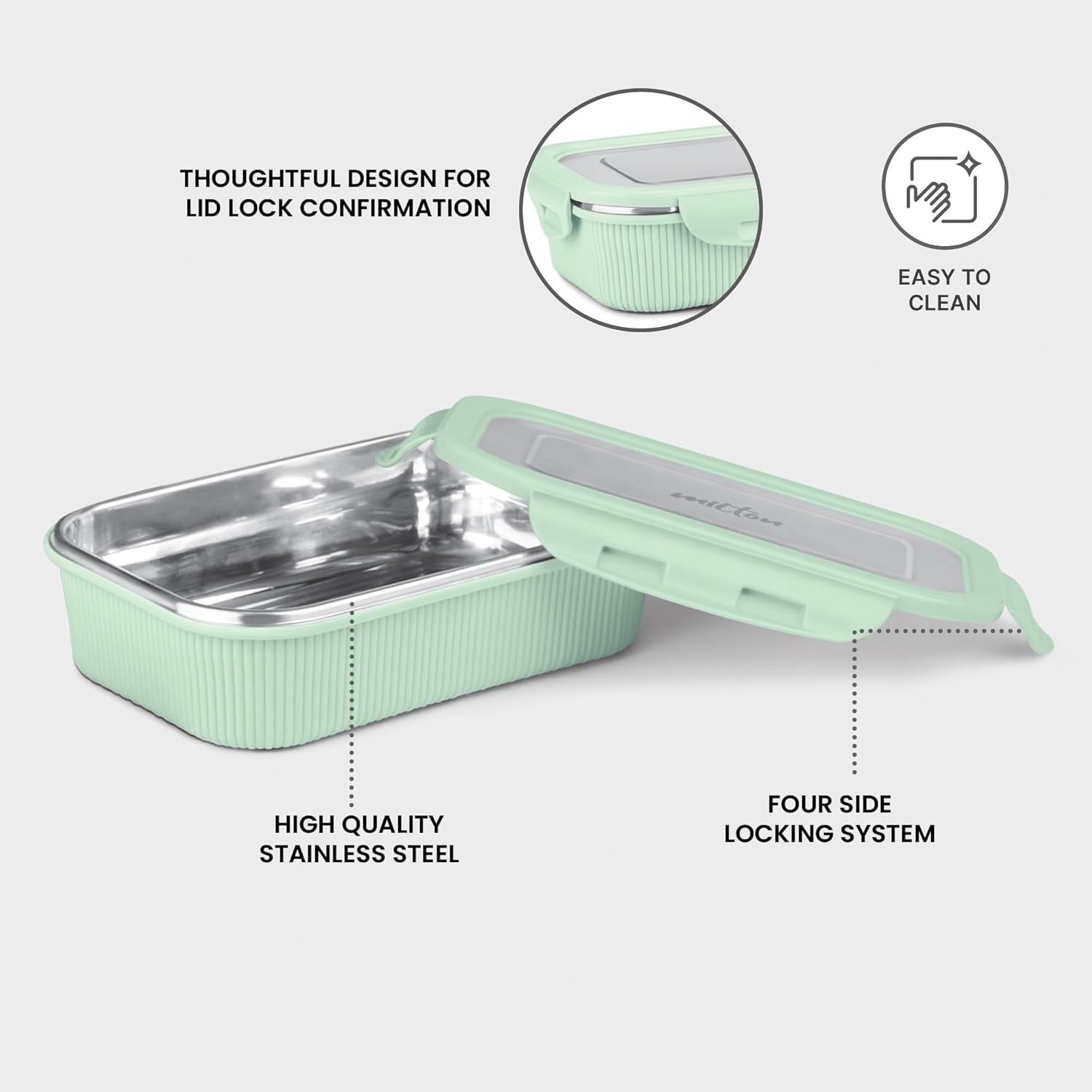 Personalized Cool Touch - Rectangular Container (Milton)