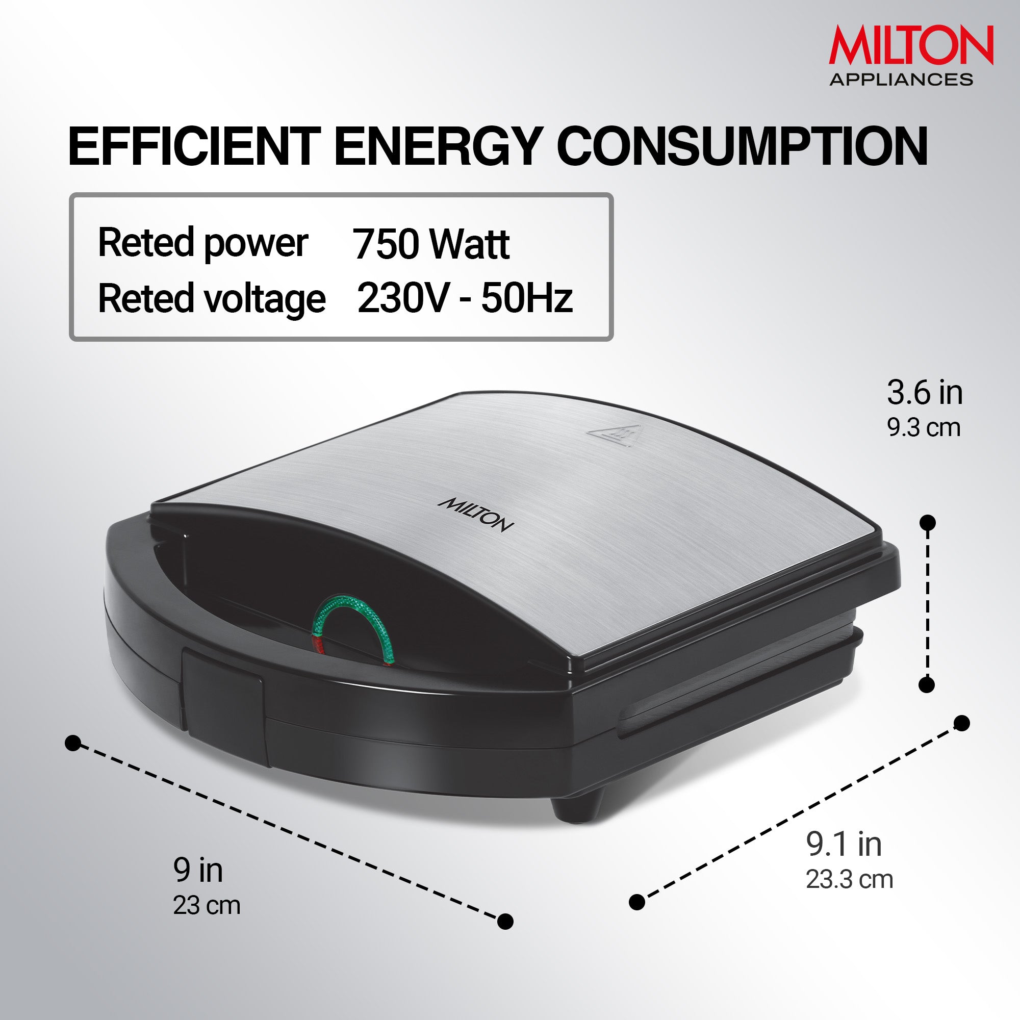 Sandwich Maker HSM033 (Milton)