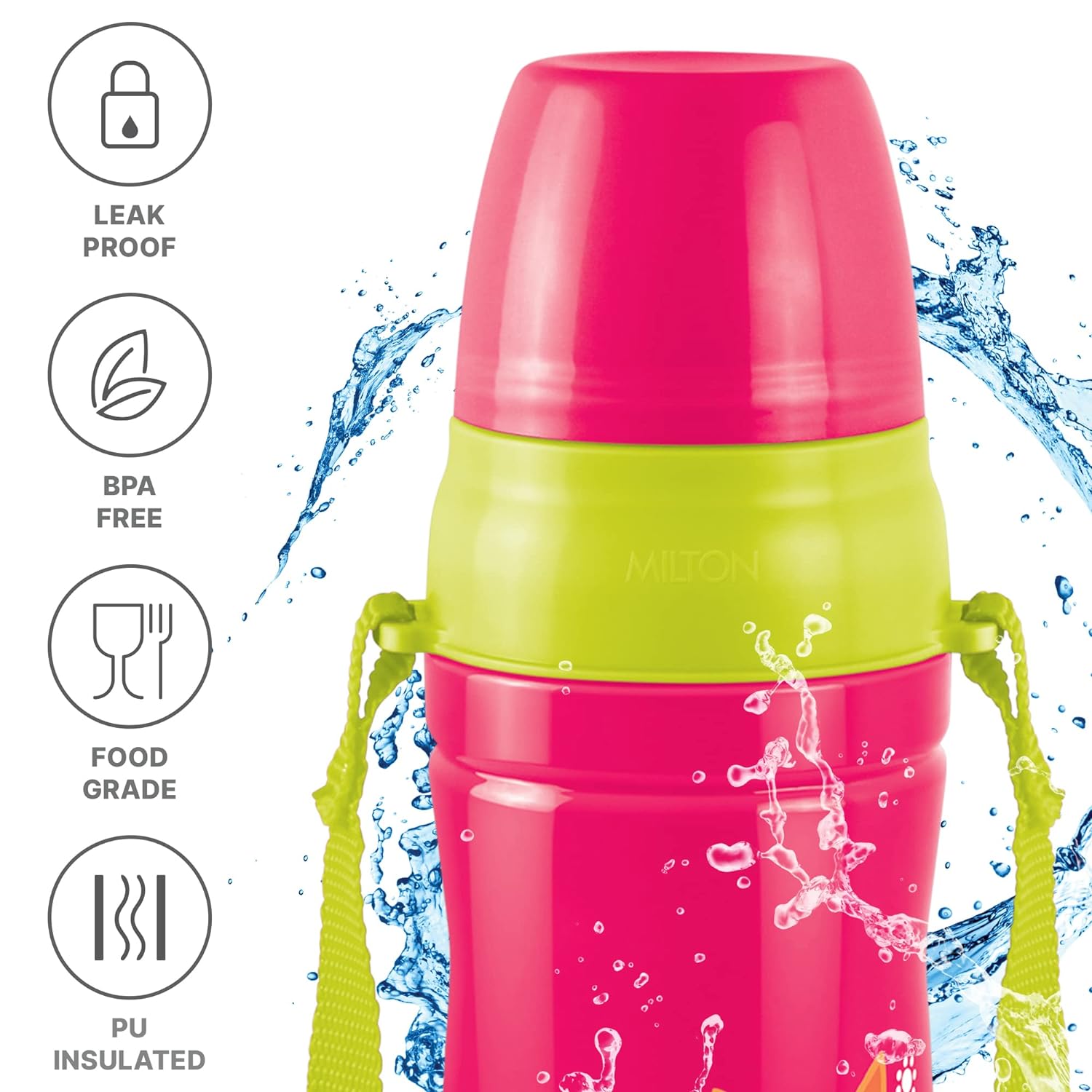 Kool Cheer Kids Water Bottle Features