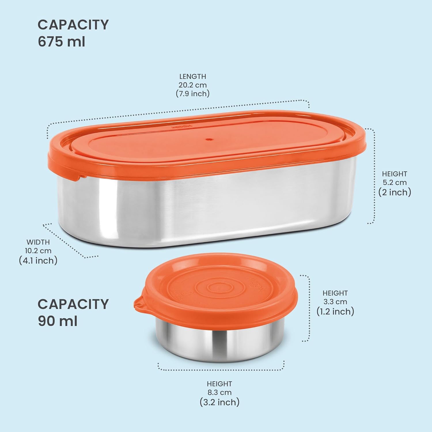 Steel Refresh Tiffin (Milton)