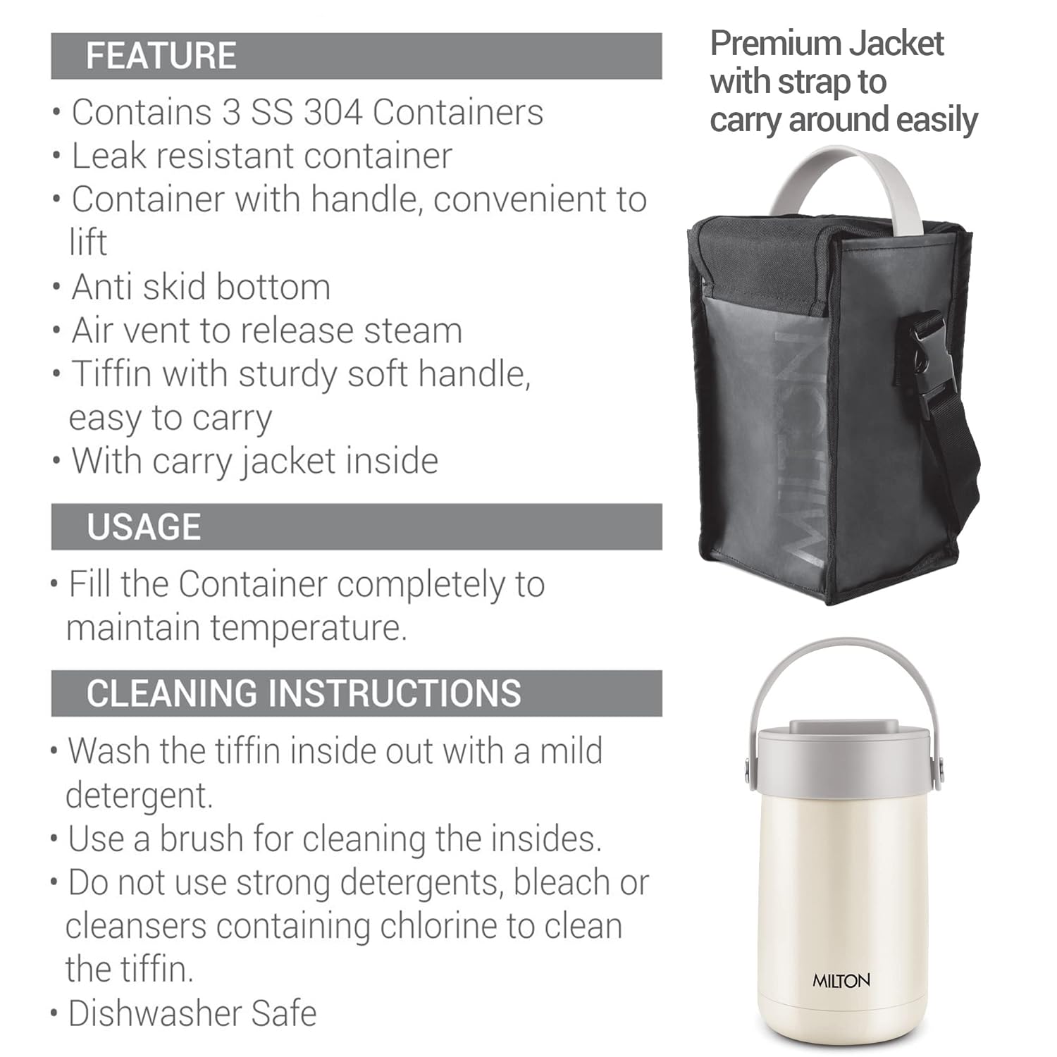 Glamour Thermosteel Stainless Steel Lunch Box Usage