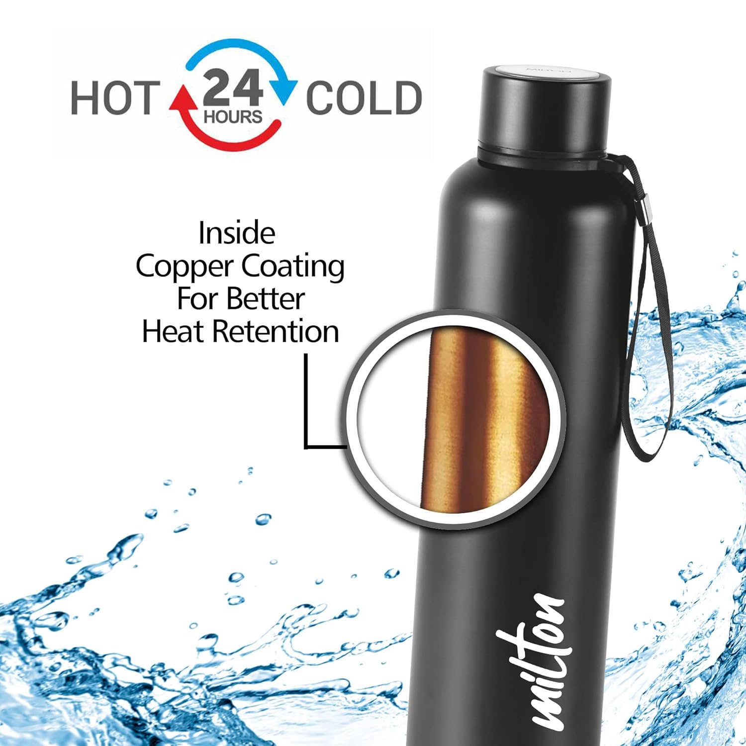 3D Personalized Aura Hot and Cold Thermosteel Bottle