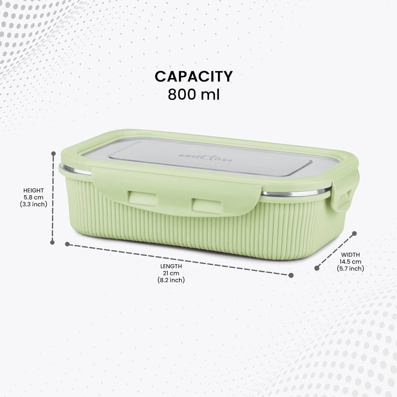Personalized Cool Touch - Rectangular Container (Milton)