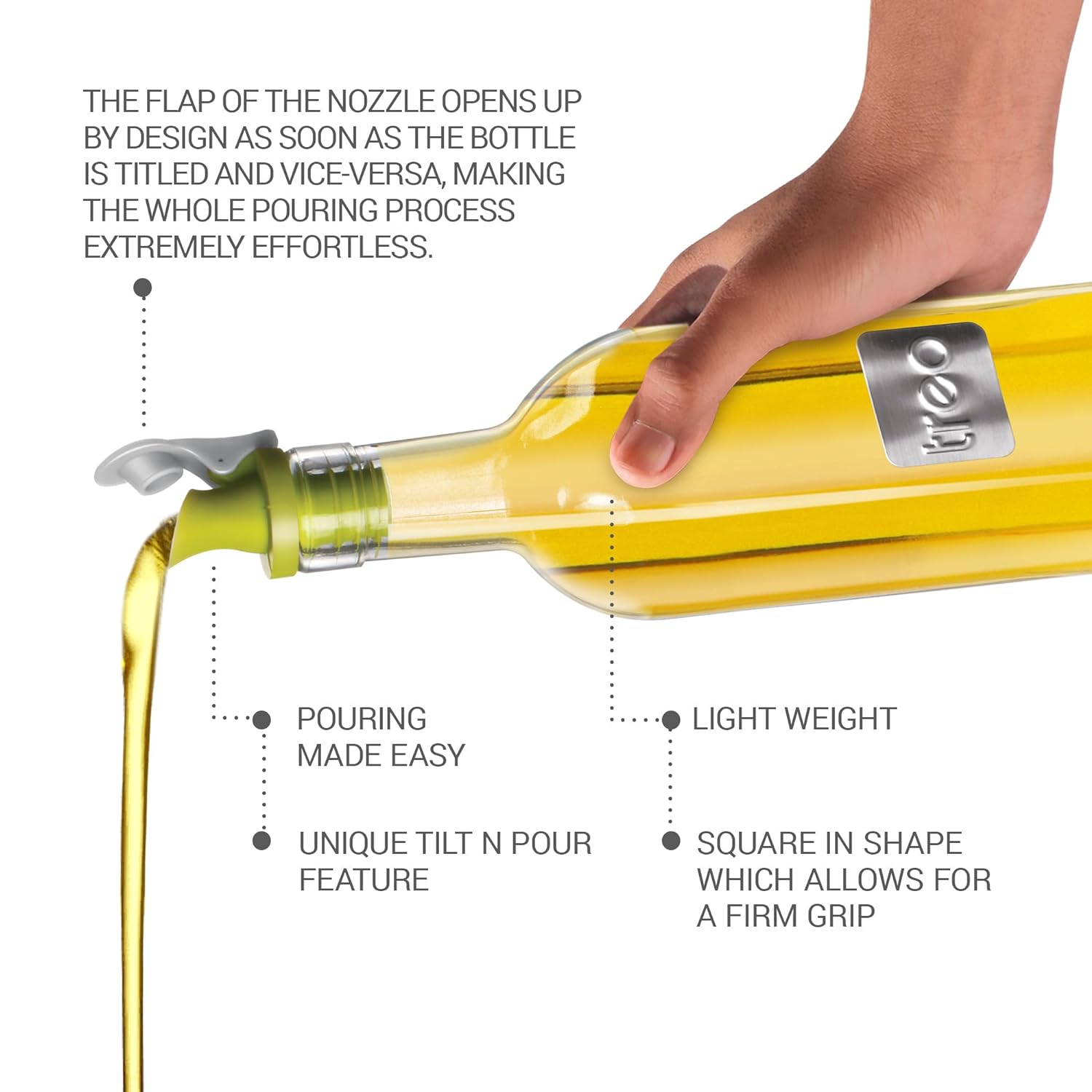 Swift Oil Dispencer 2 Pcs With Stand Features