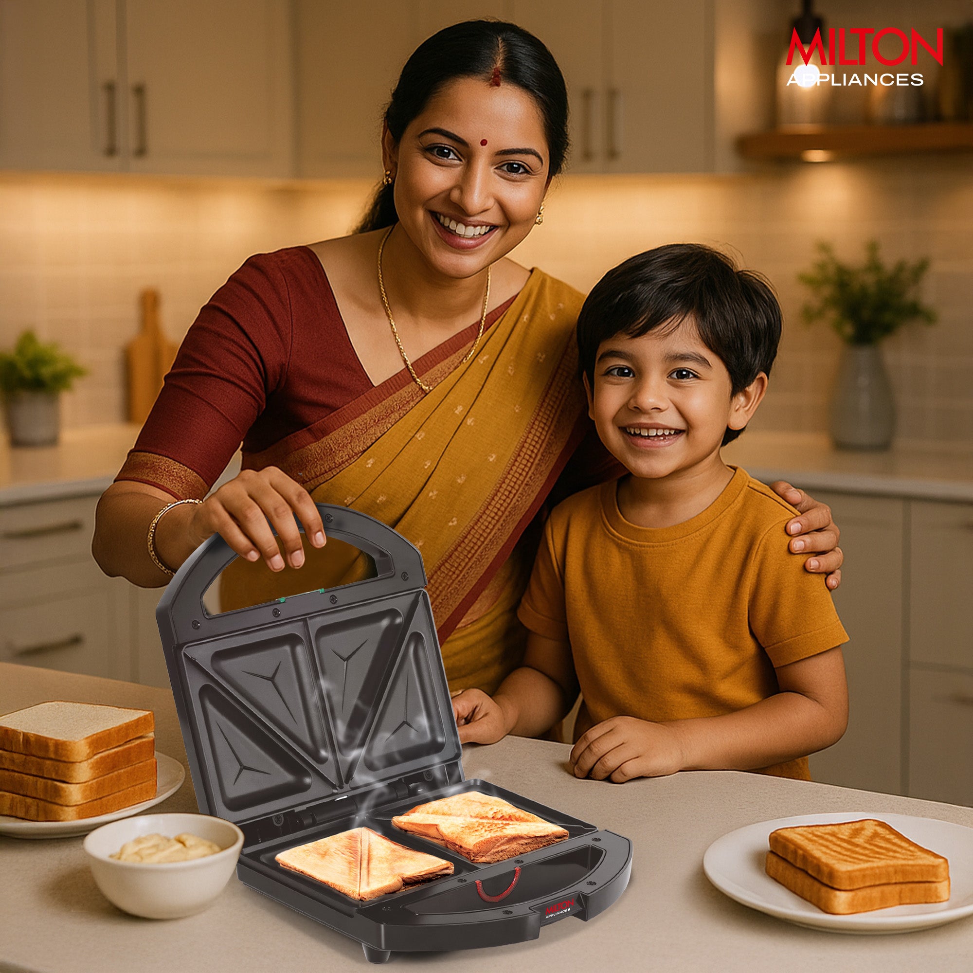 Sandwich Maker HSM033 (Milton)