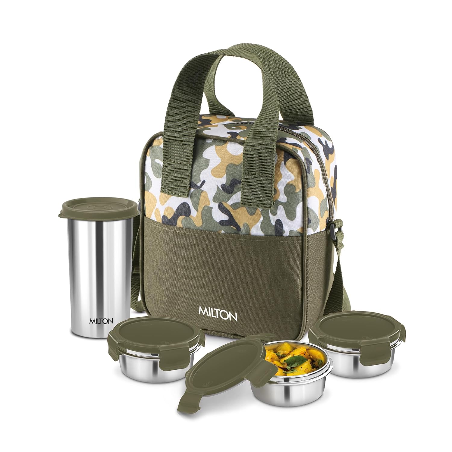 Milton Camo Feast Stainless Steel Tiffin