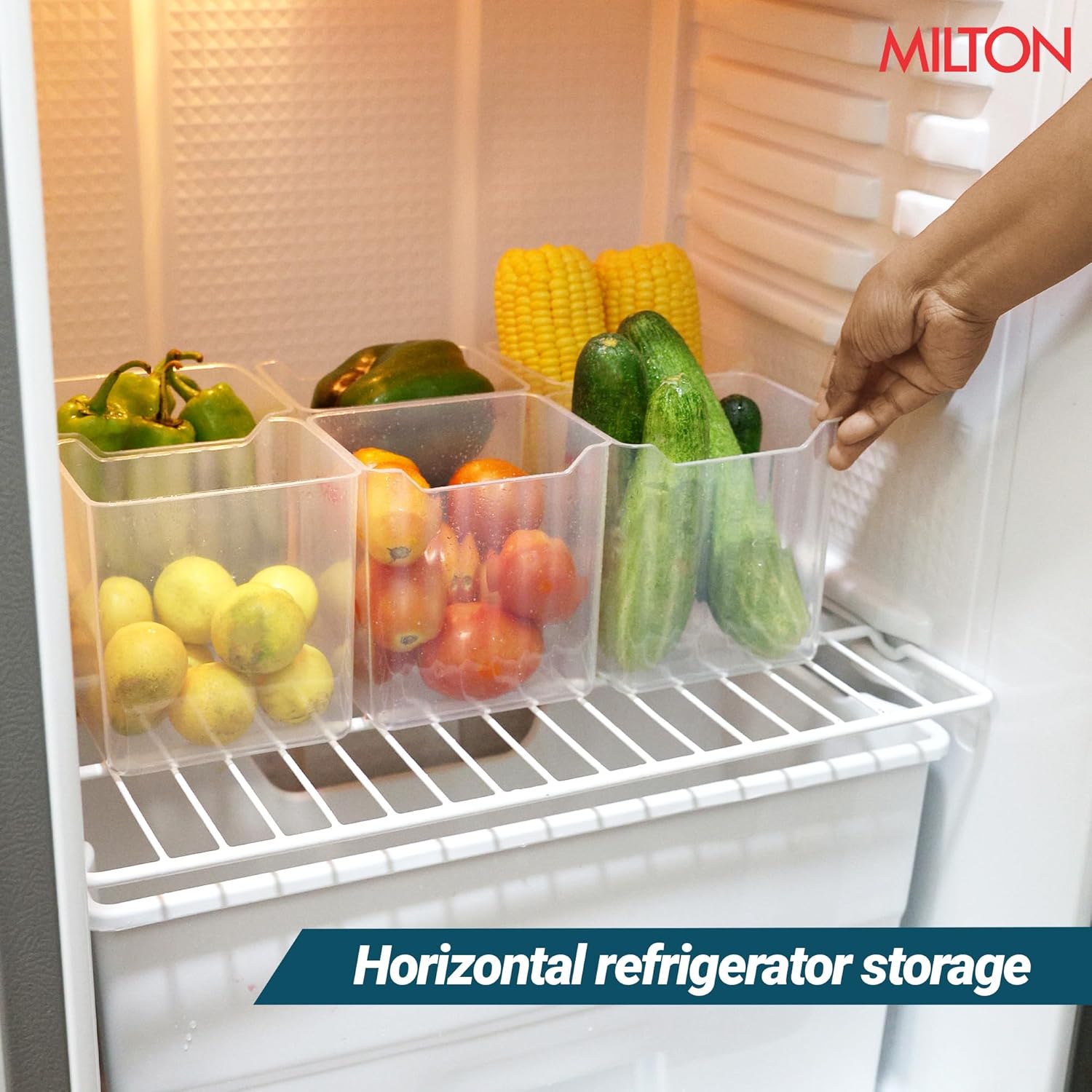 Cryo Fridge Storage Containers for Door – Set of 6 (Milton)