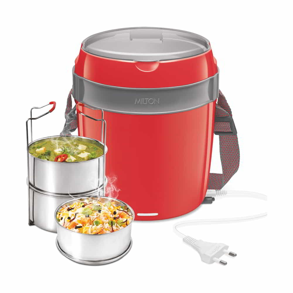Buy Futron Electric Tiffin Box, 3PCS, 4PCS Tiered Containers Milton