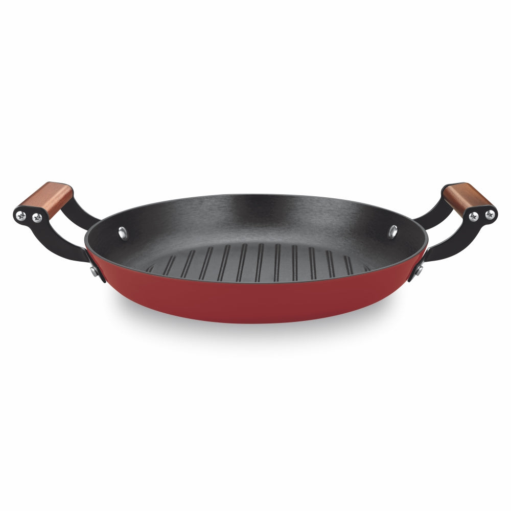 Cast Iron Grill Pan with Enamel Coating (Milton Procook)