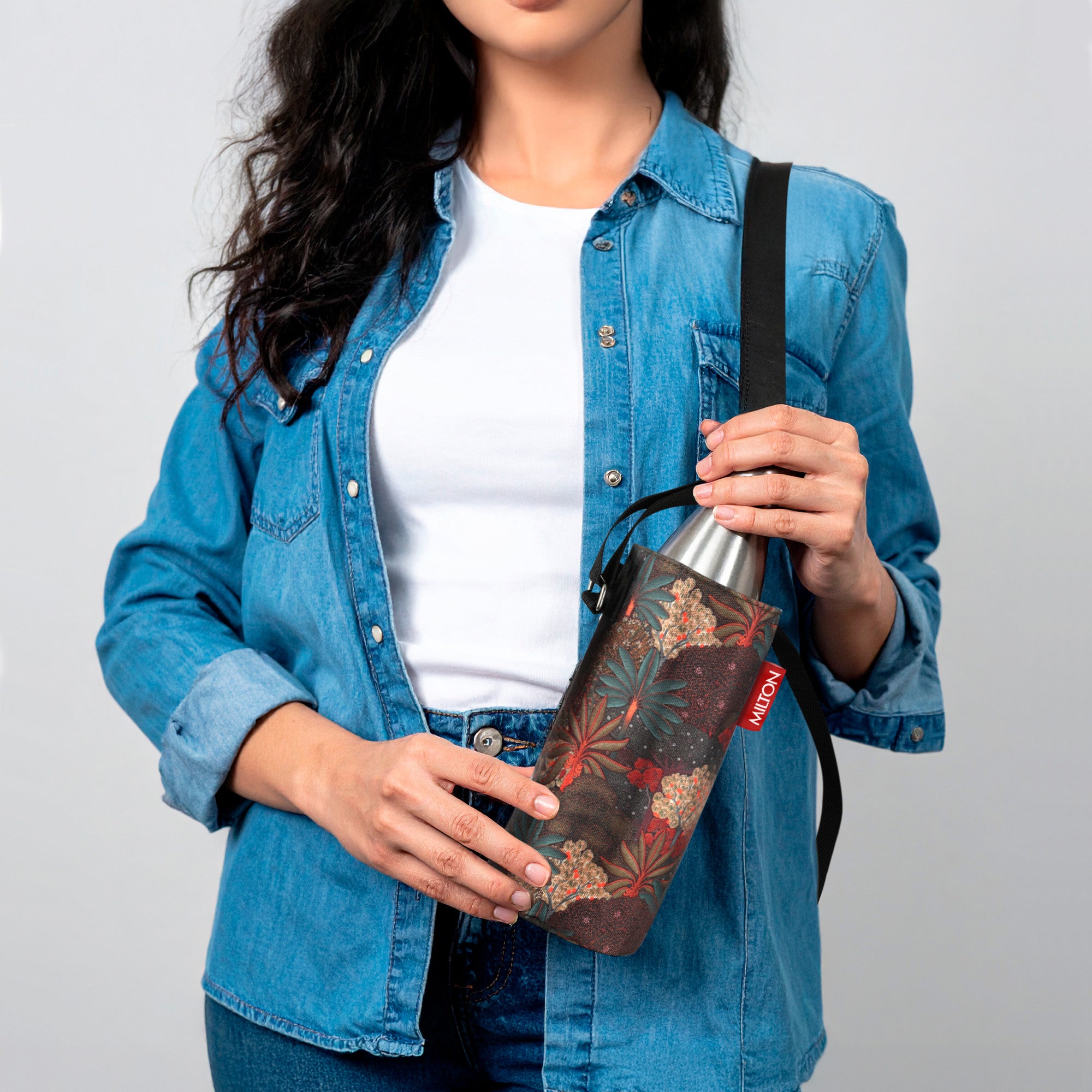 Sling Bottle Bag Jacket - Jungle Bloom (Milton)