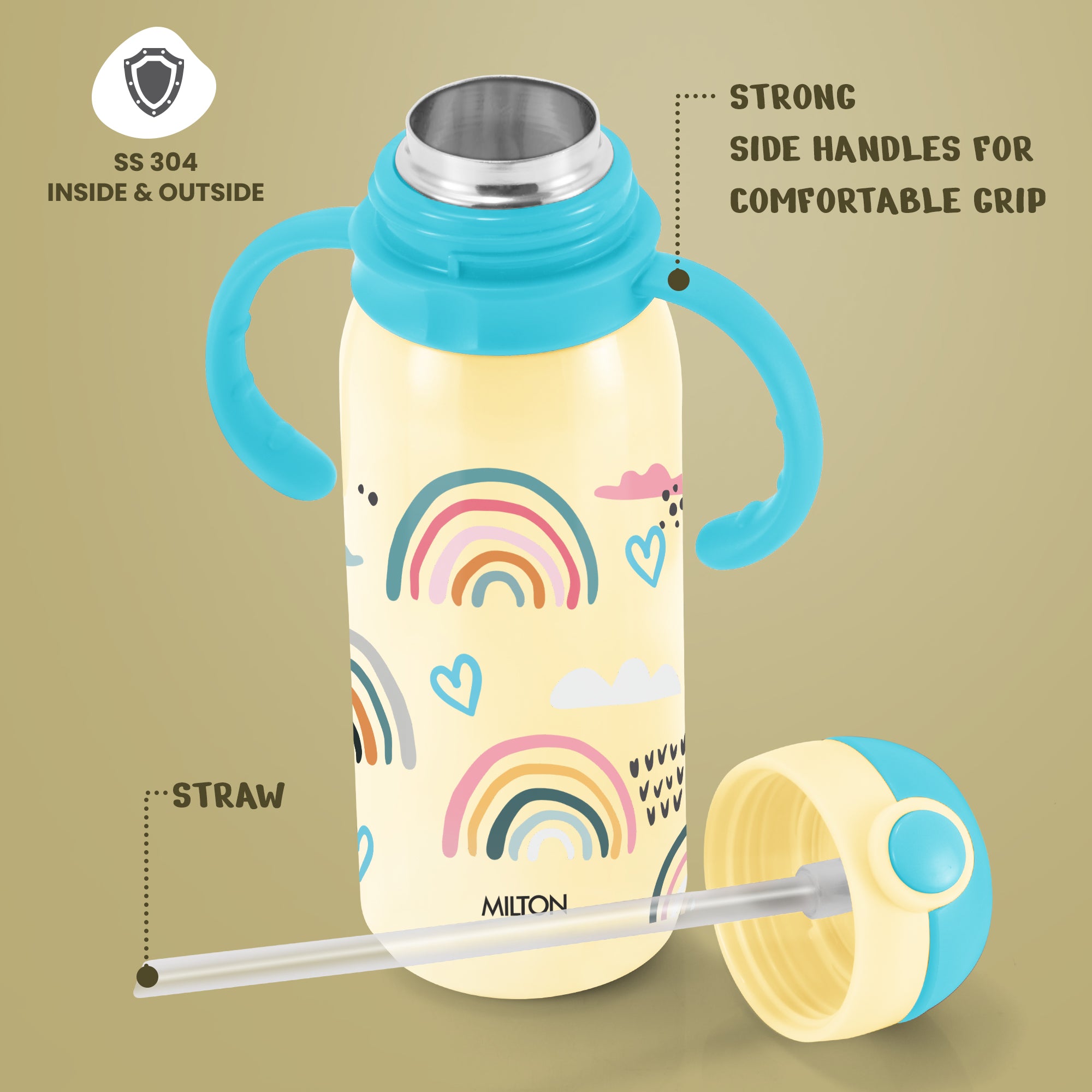 Kiddo Thermosteel Kids Water Bottle (Milton)