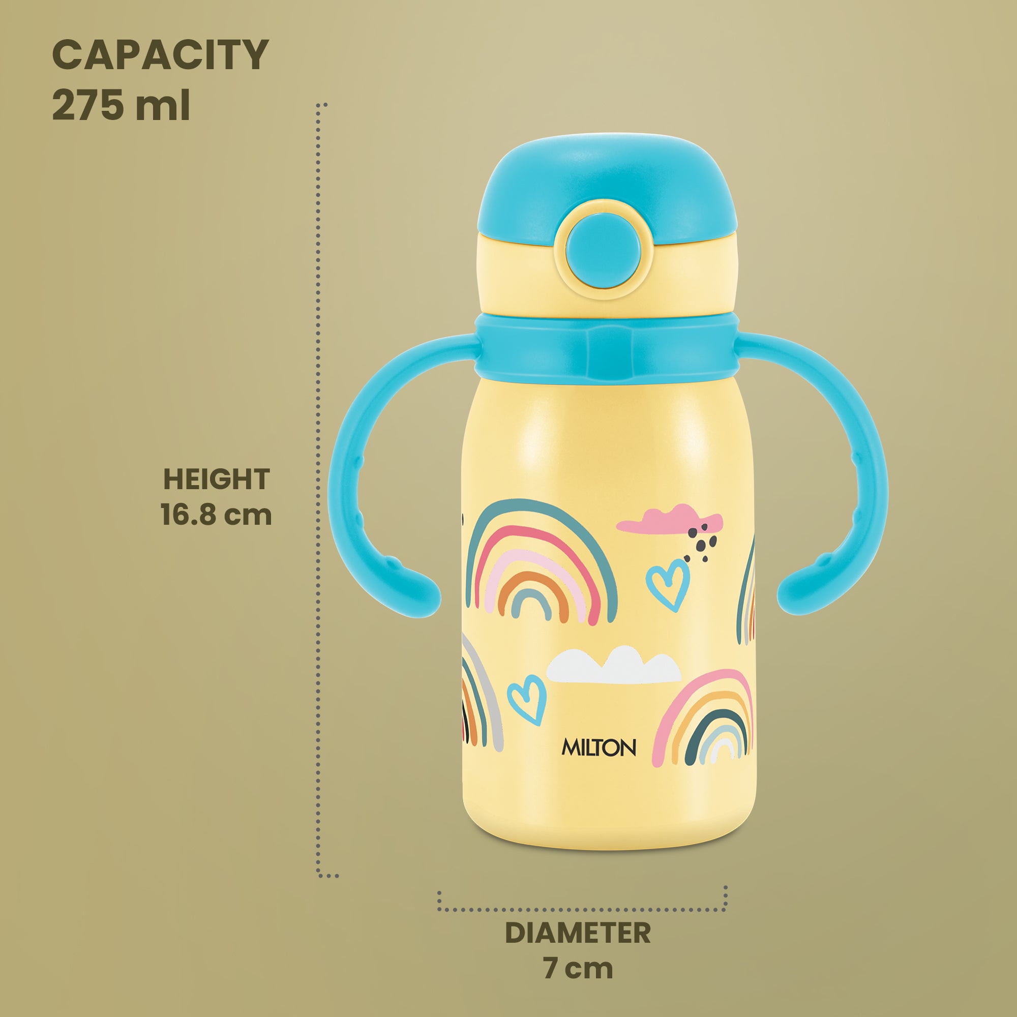 Kiddo Thermosteel Kids Water Bottle (Milton)