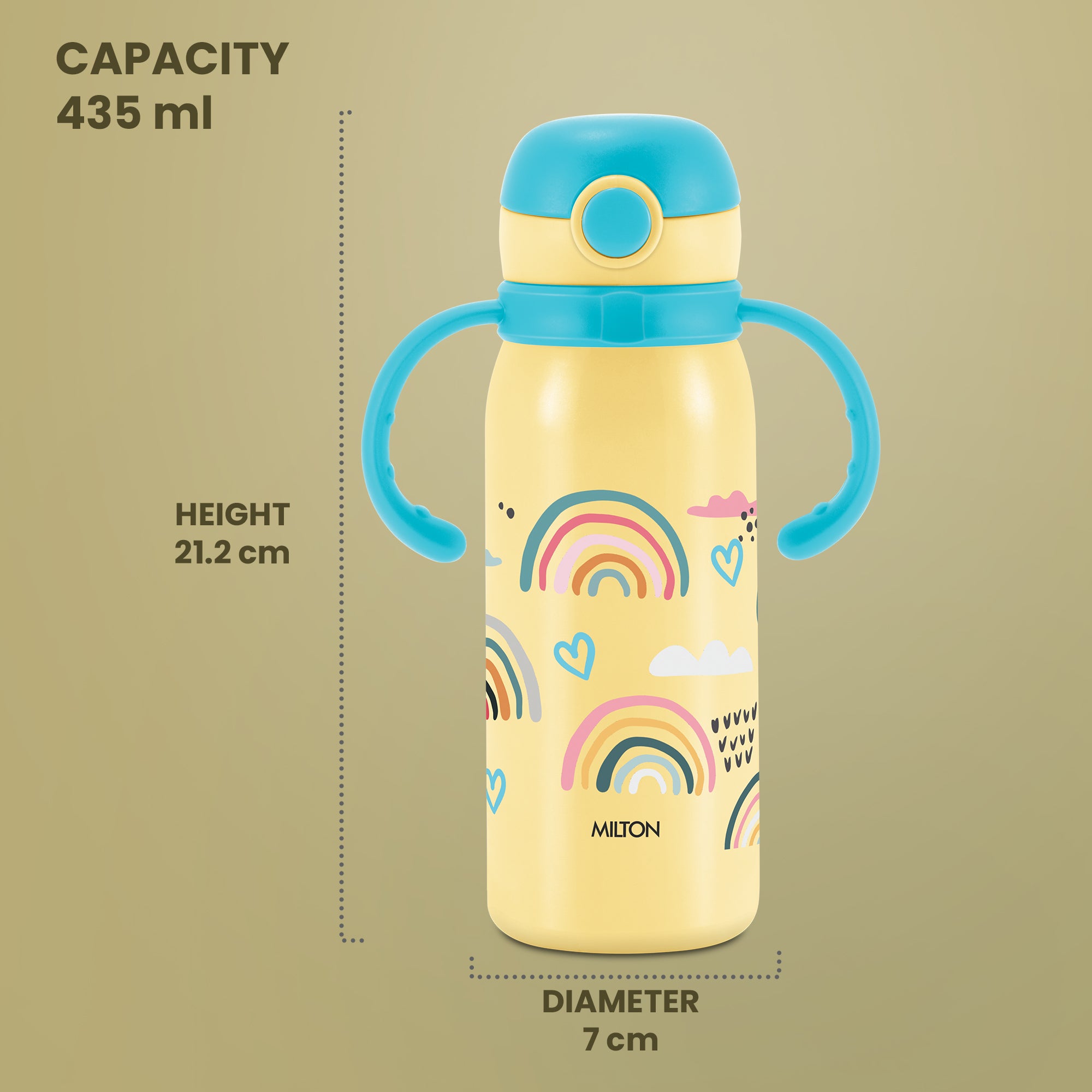 Kiddo Thermosteel Kids Water Bottle (Milton)