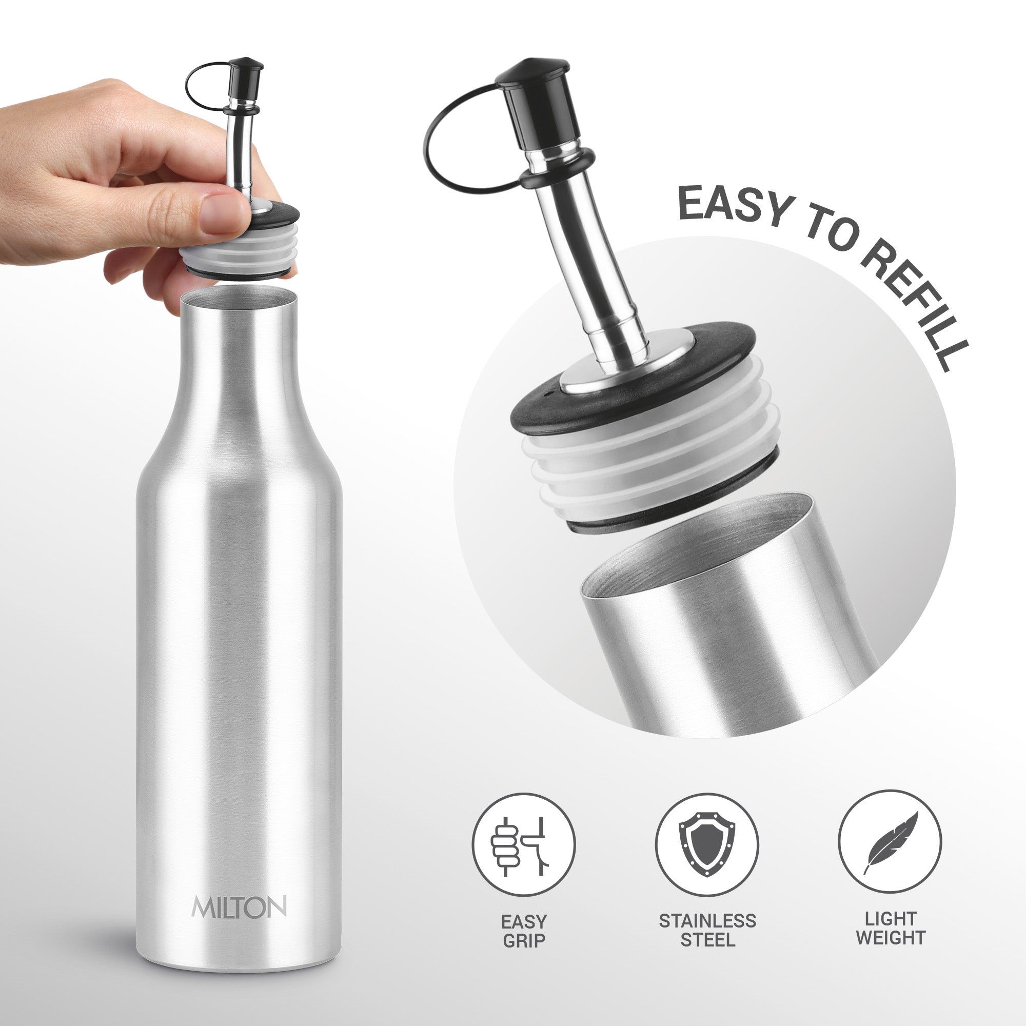 Steel Wellspring Oil Dispenser (Milton)