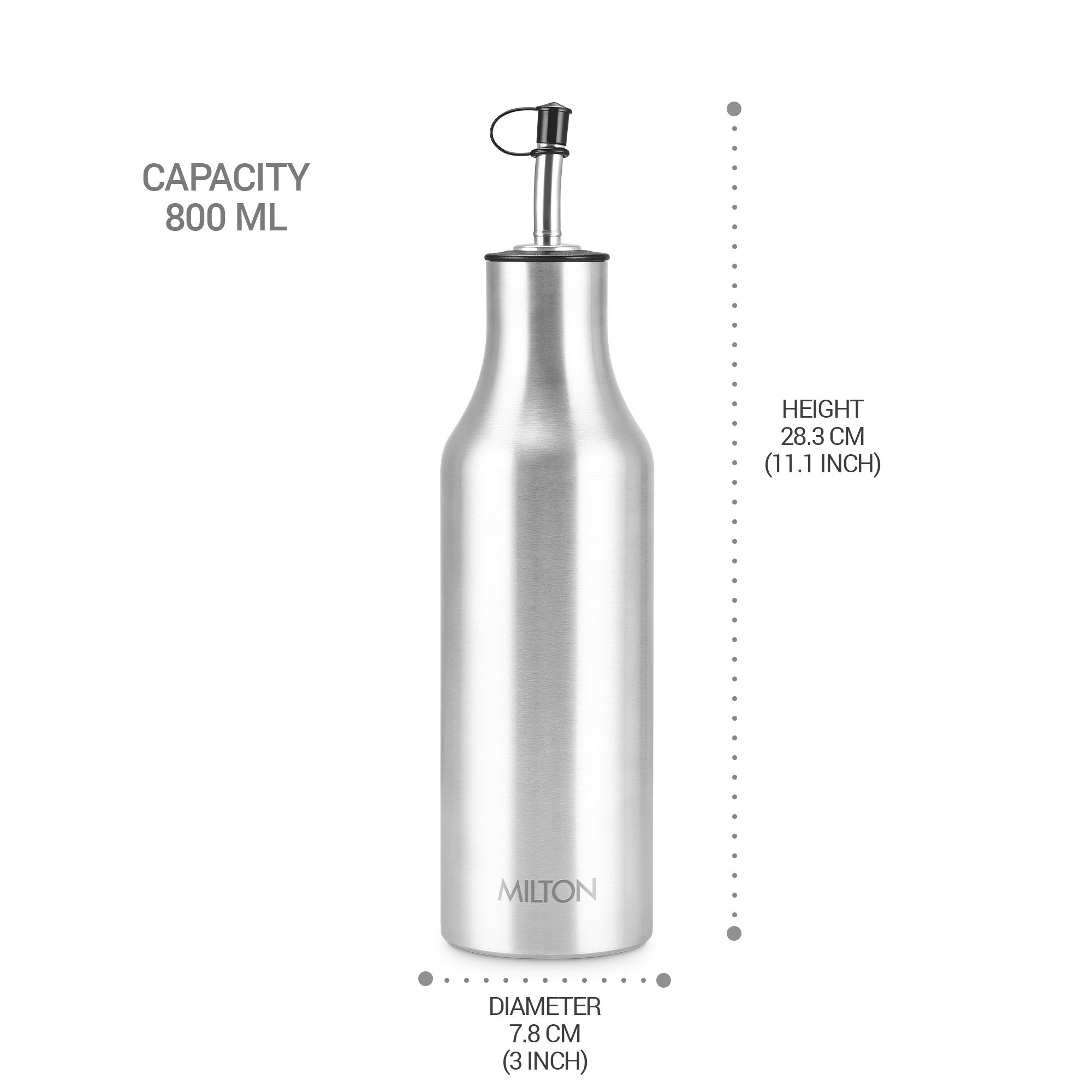 Steel Wellspring Oil Dispenser (Milton)