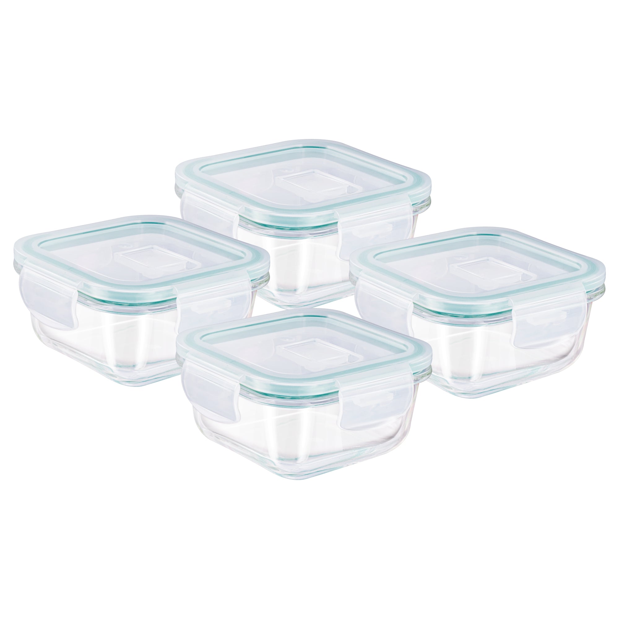 Hi Borosilicate Clip Fresh Square Container (Treo by Milton)
