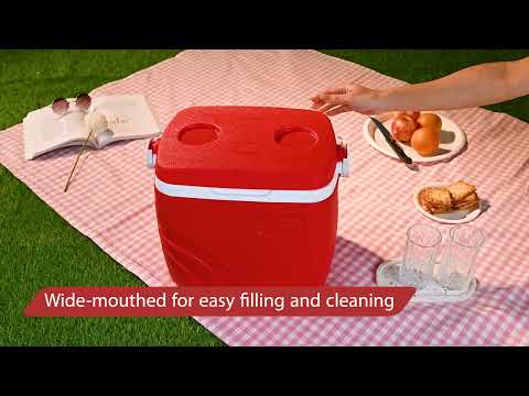 Load video: Super Chill Ice Storage Pail (Milton)