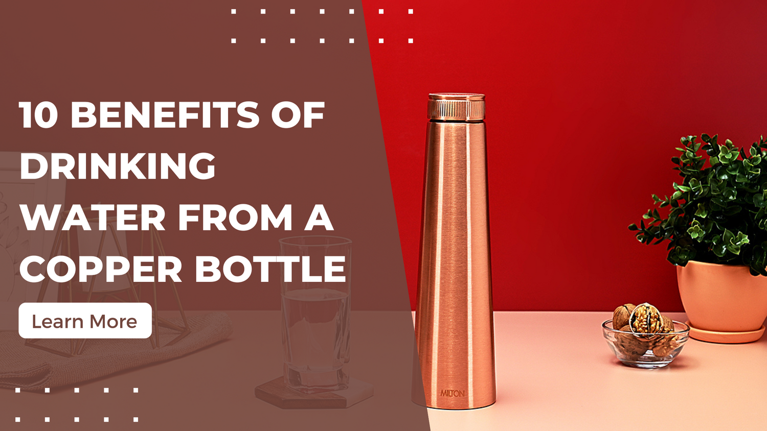 Drinking Water from a Copper Bottle
