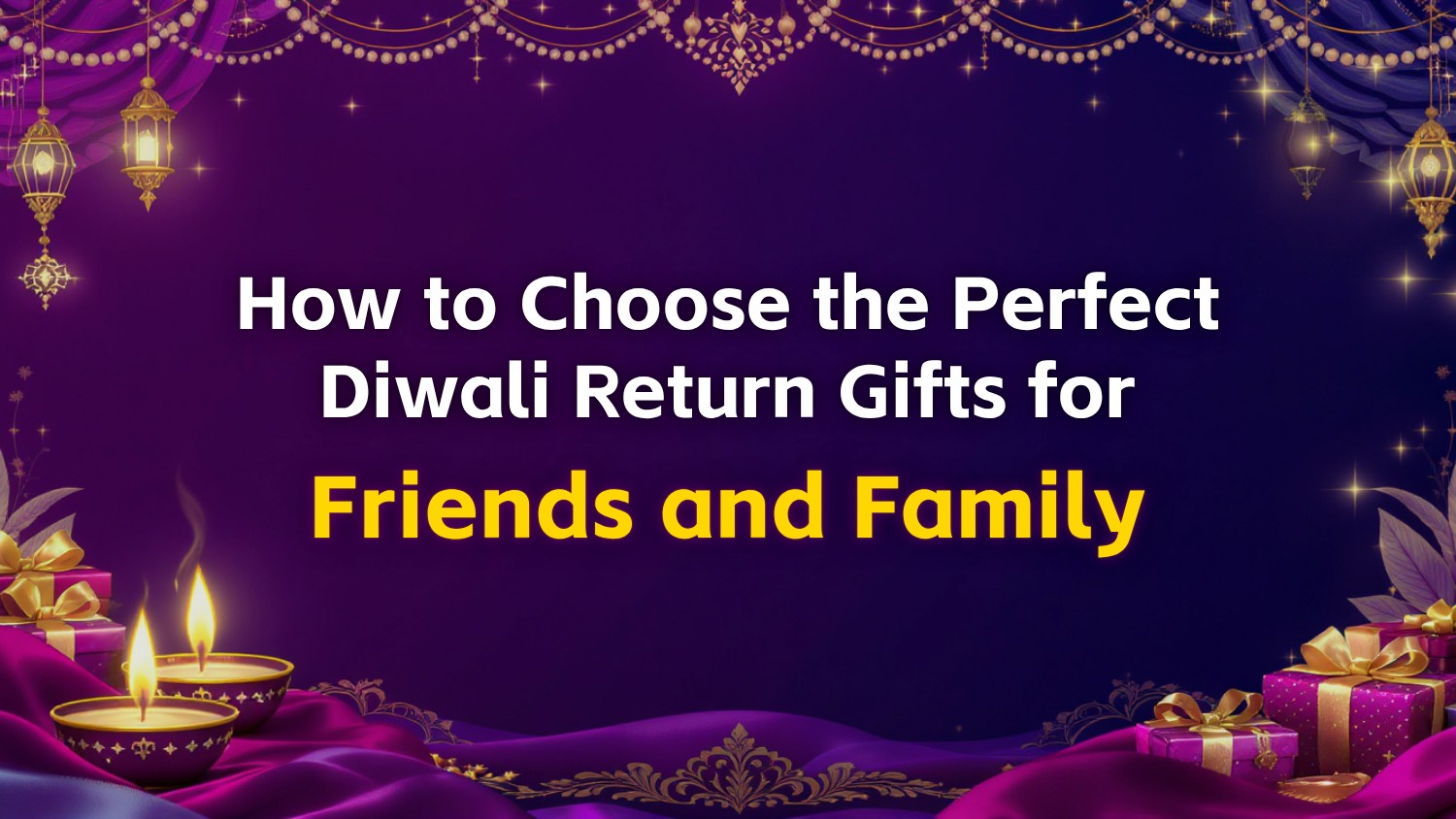 How to Choose the Perfect Diwali Return Gifts for Friends and Family