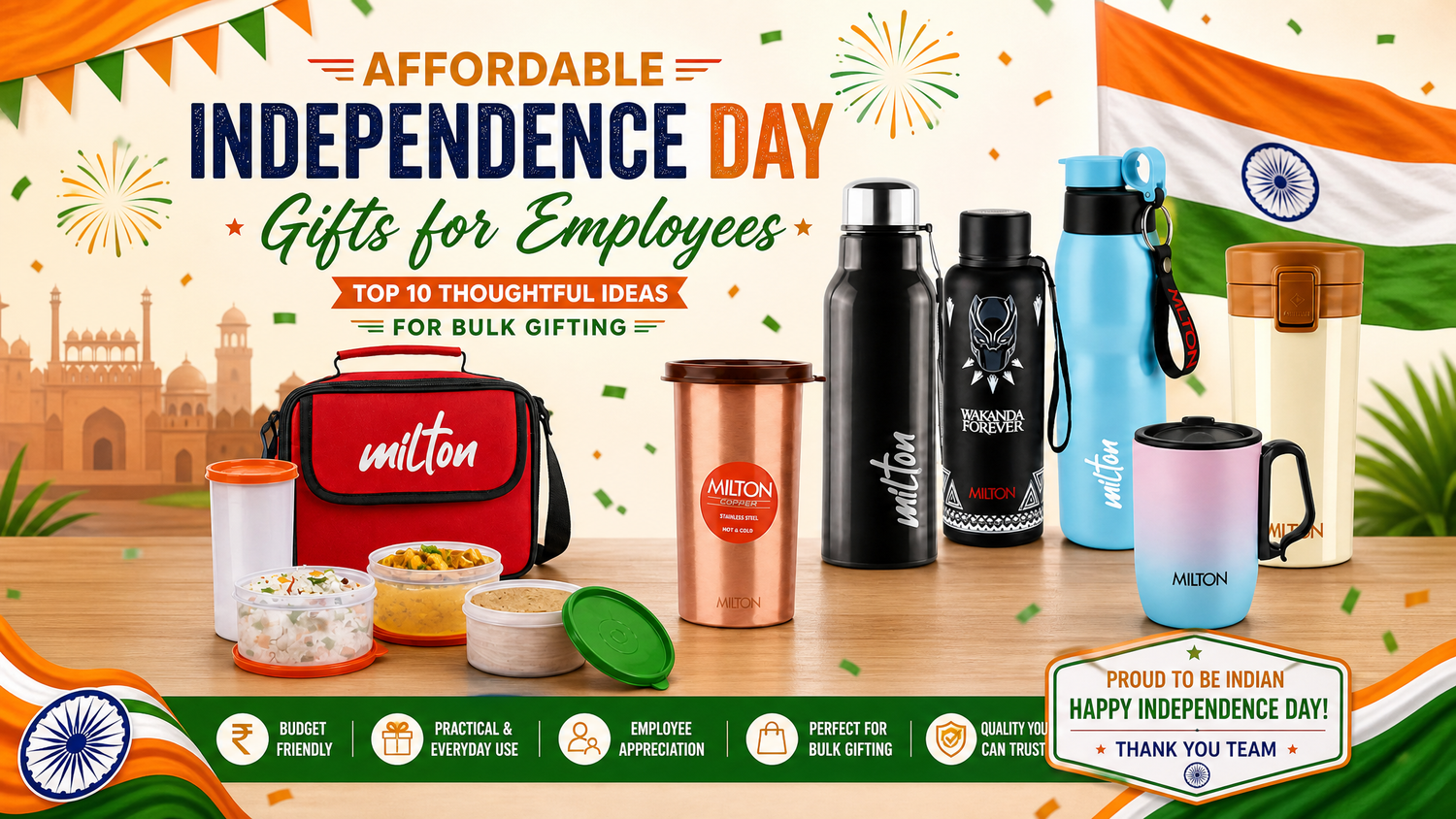 Affordable Independence Day Gifts for Employees: Top 10 Thoughtful Ideas for Bulk Gifting
