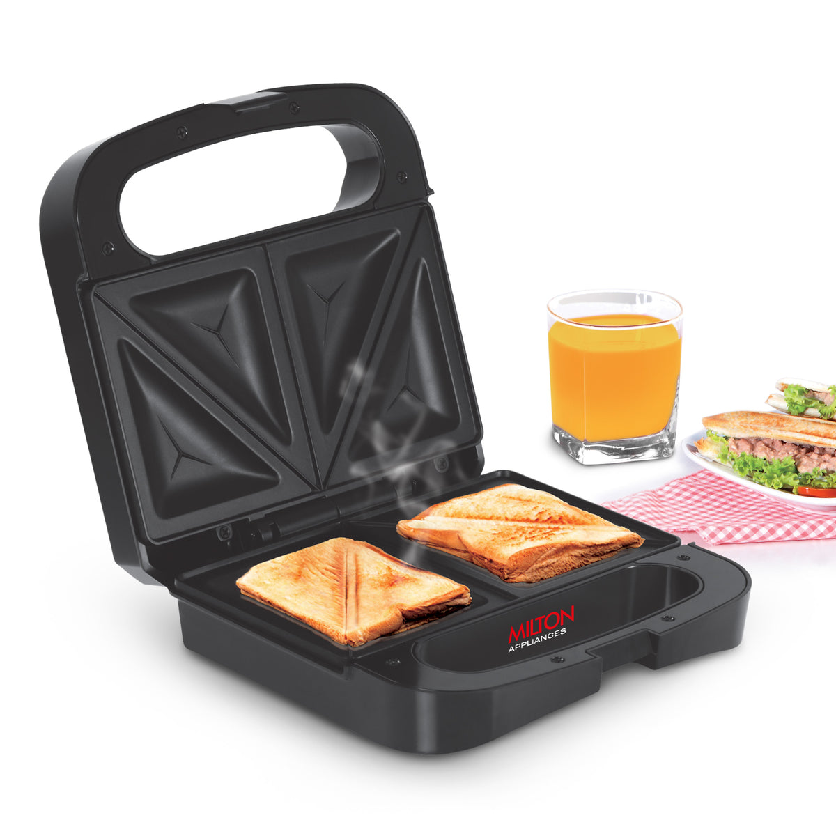 Sandwich Maker HSM011 (Milton) - Black