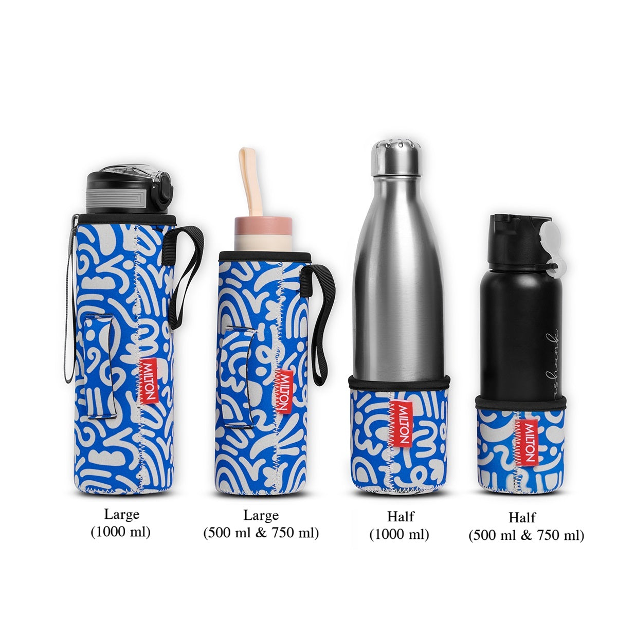 Neoprene Bottle Sleeve - Ocean Sand