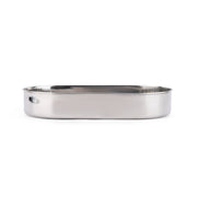 Spare SS Oval Container Corporate Lunch 0.5mm Thick/DDQ