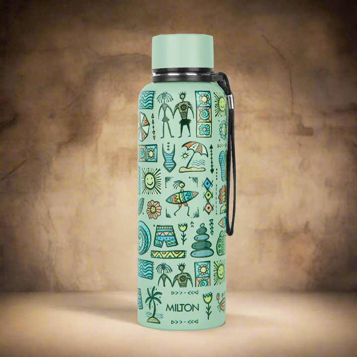 Grey Beach 3D UV Printed Aura Thermosteel Bottle (Milton)