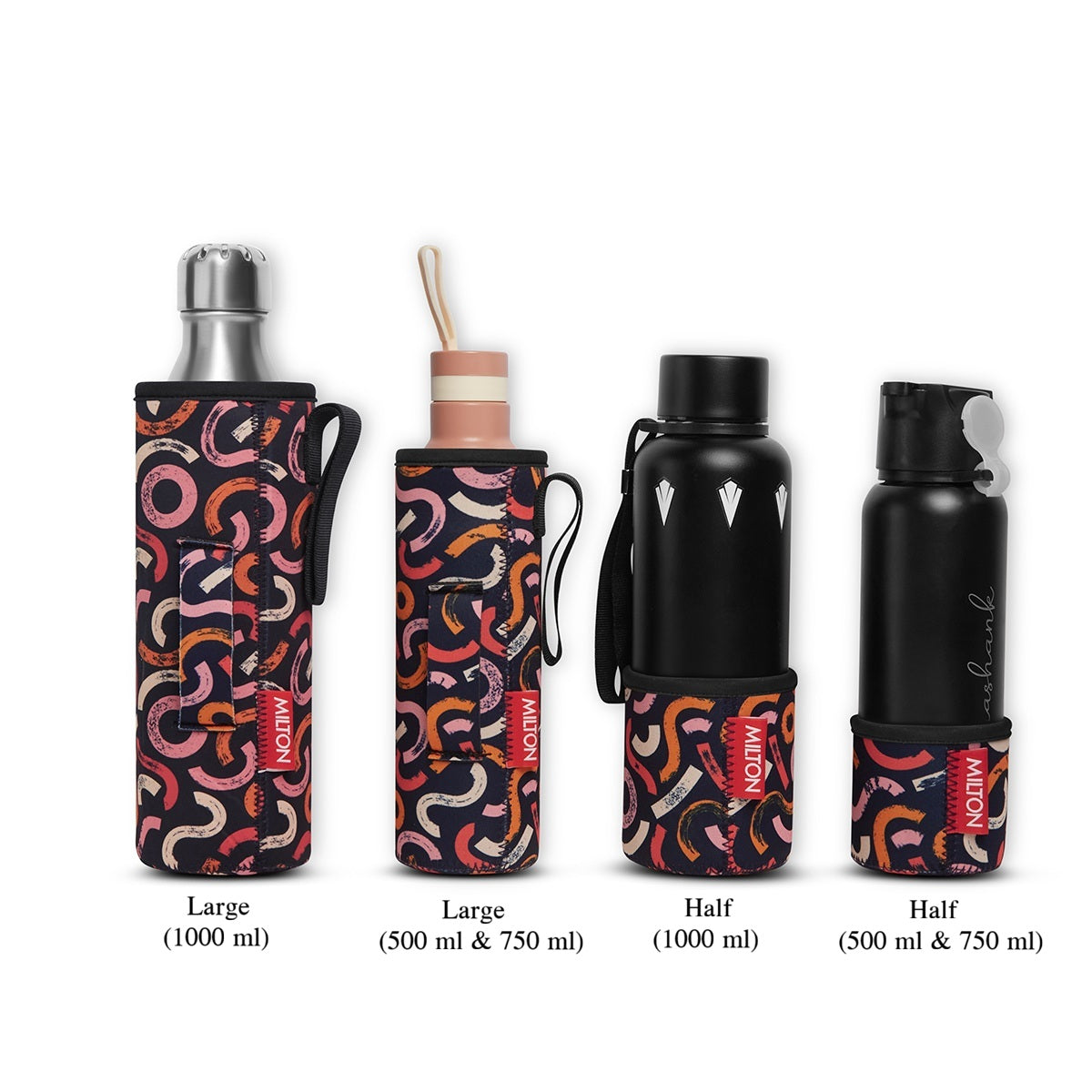 Neoprene Bottle Sleeve - Midnight Color (Milton)