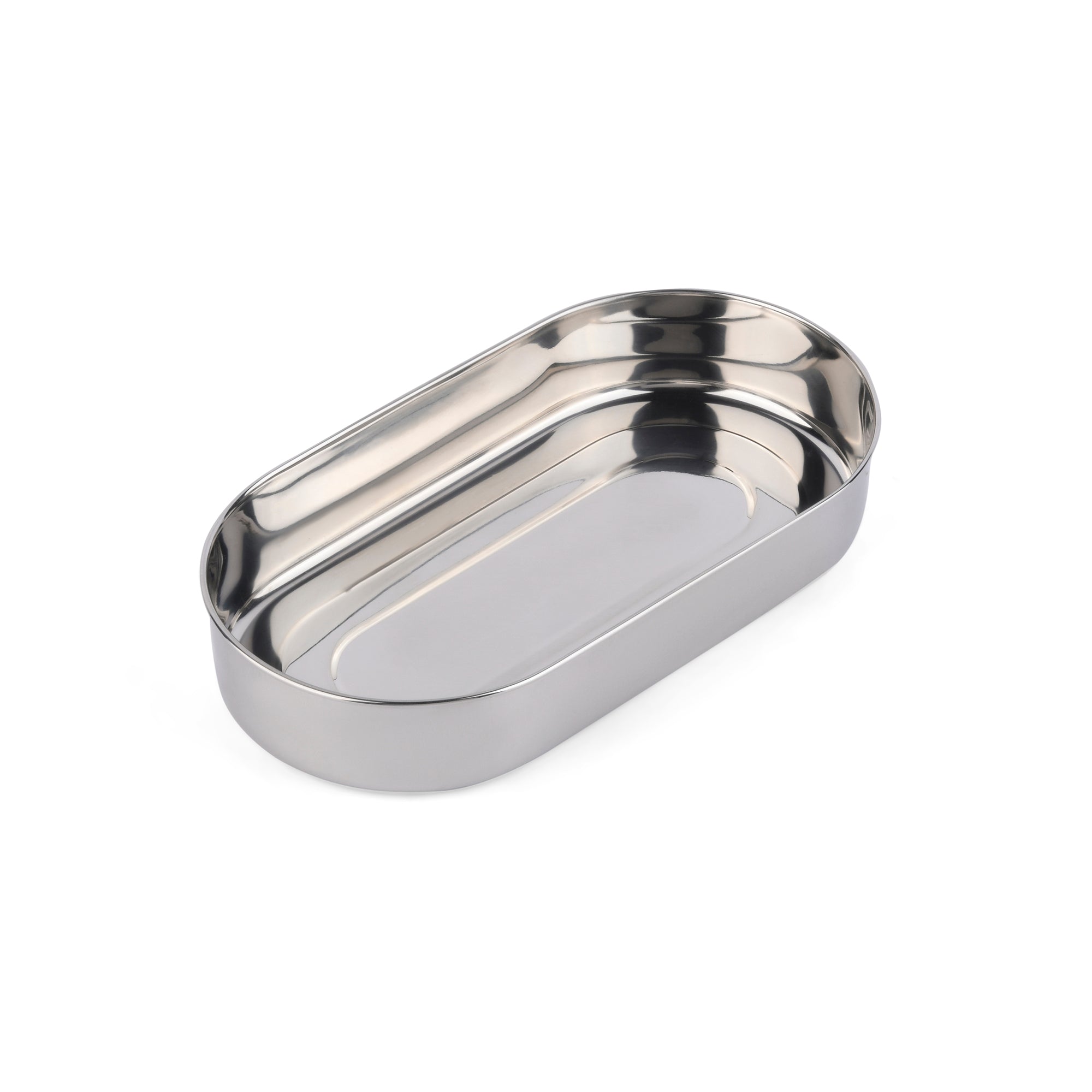 Spare SS Oval Container Corporate Lunch 0.5mm Thick/DDQ
