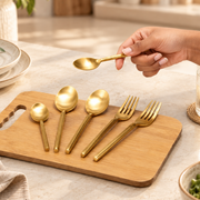 Brass Cutlery 6 Pcs Set (Milton Concepts)