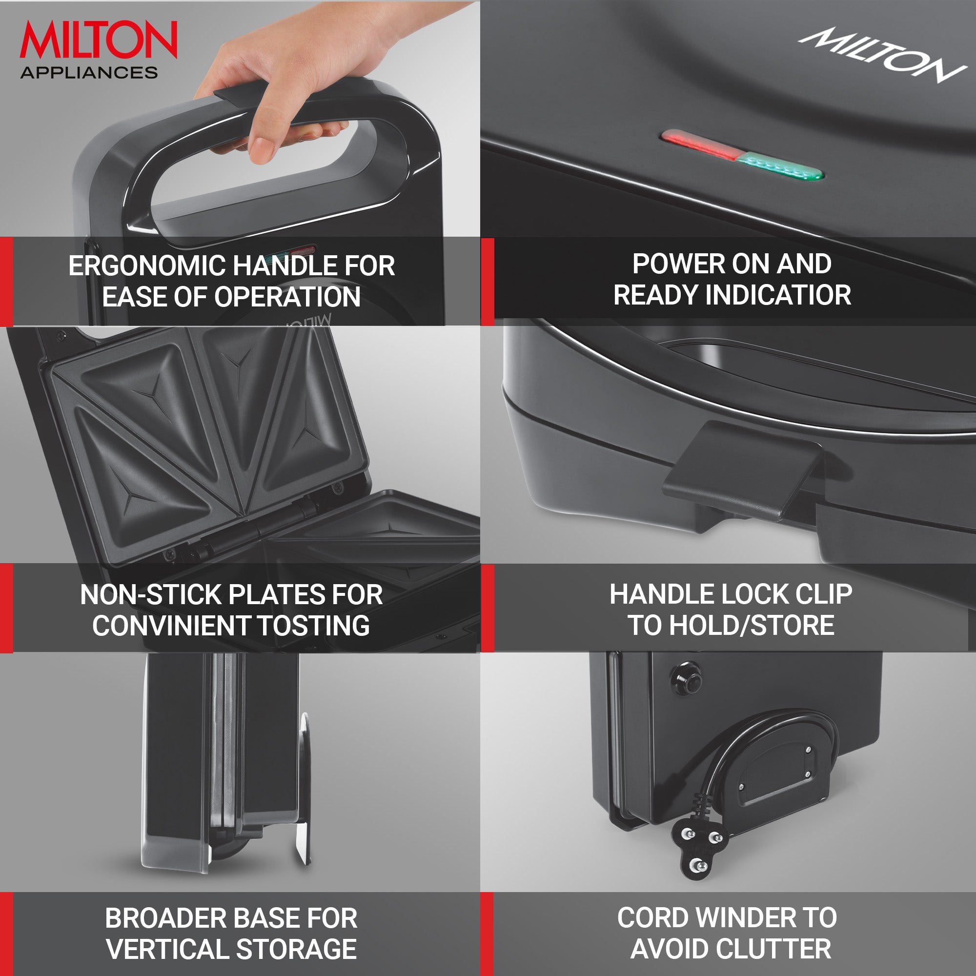 Sandwich Maker HSM011 (Milton)