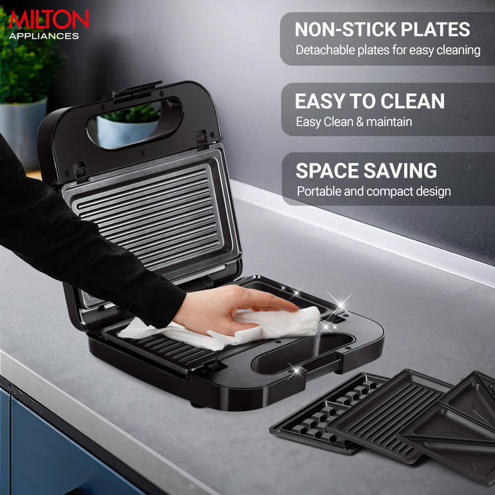 Sandwich Griller 3 in 1 (Milton)
