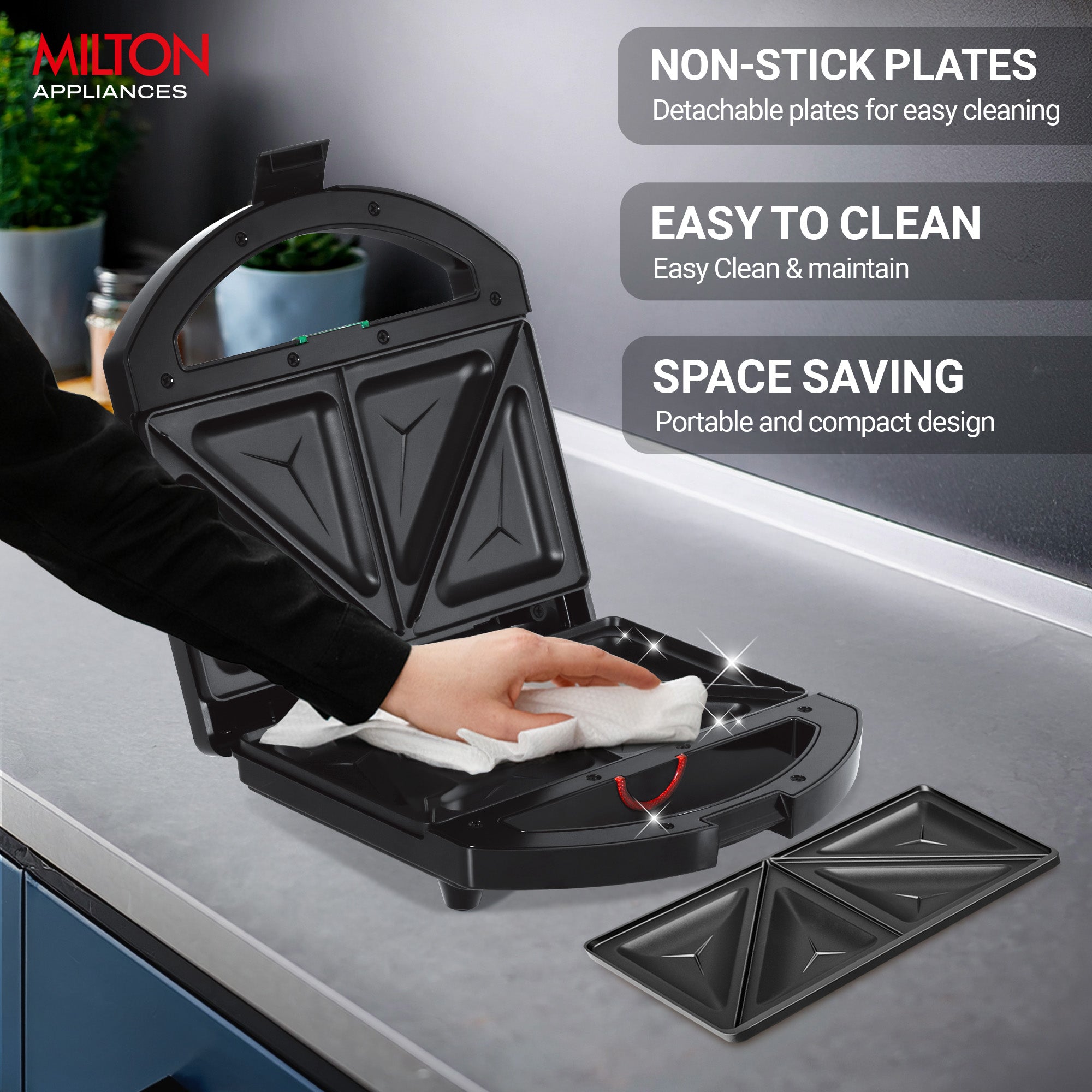 Sandwich Maker HSM033 (Milton)