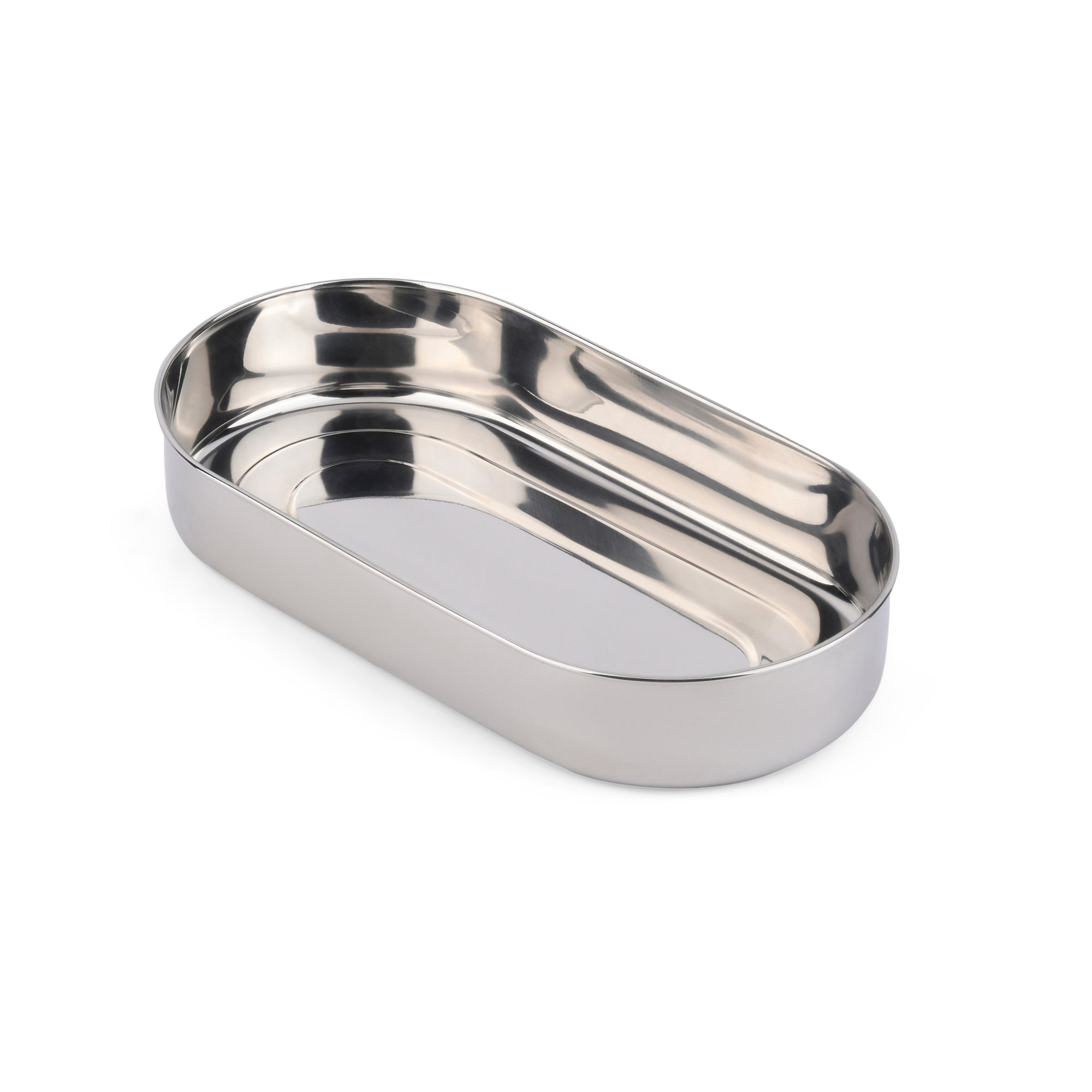 Spare SS Oval Container Corporate Lunch 0.5mm Thick/DDQ