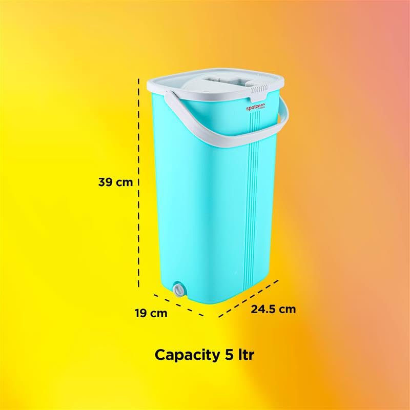 Stainless Steel Flat Mop With Bucket (Spotzero By Milton)