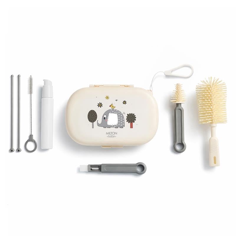 5-In-1 Travel Bottle Cleaner Kit For Baby (Milton)