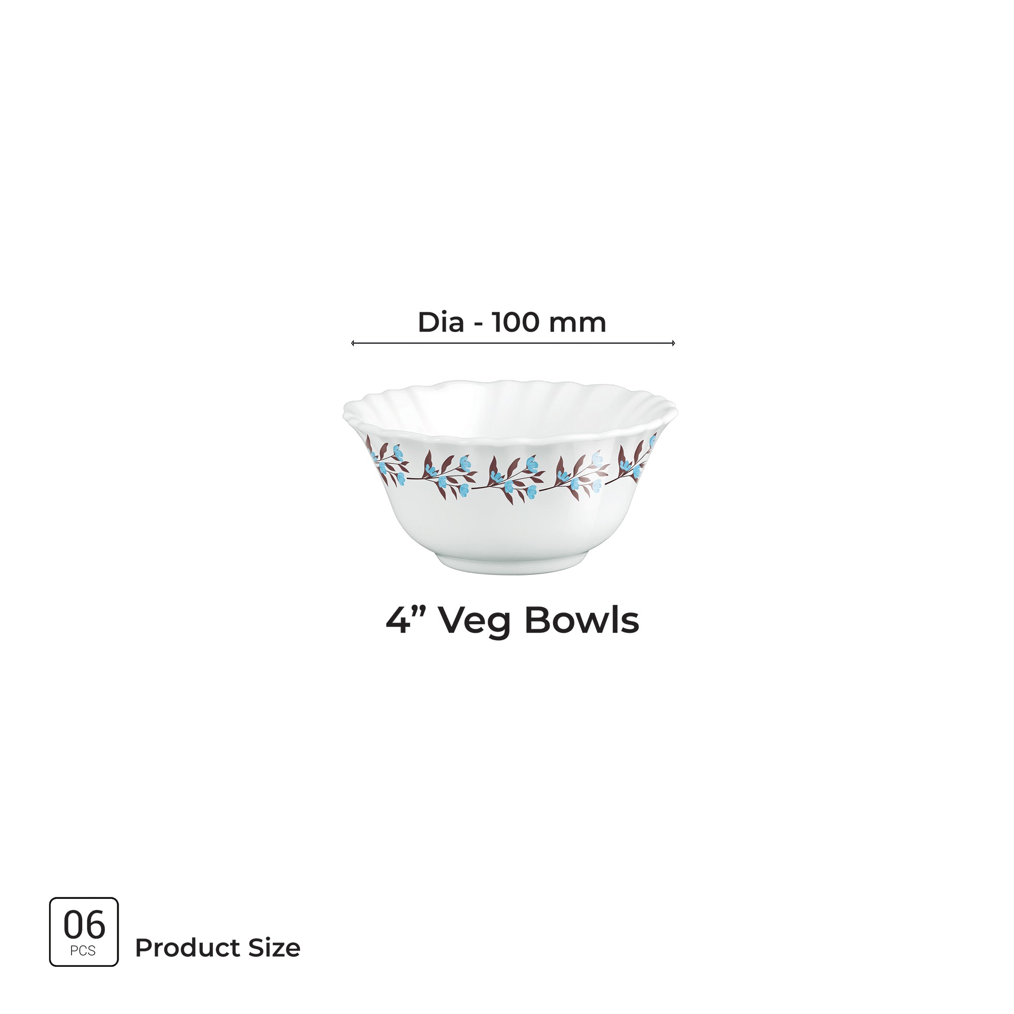 Aurelia Collection 6 Pcs Bowl Set - LAVELLE (Treo By Milton)