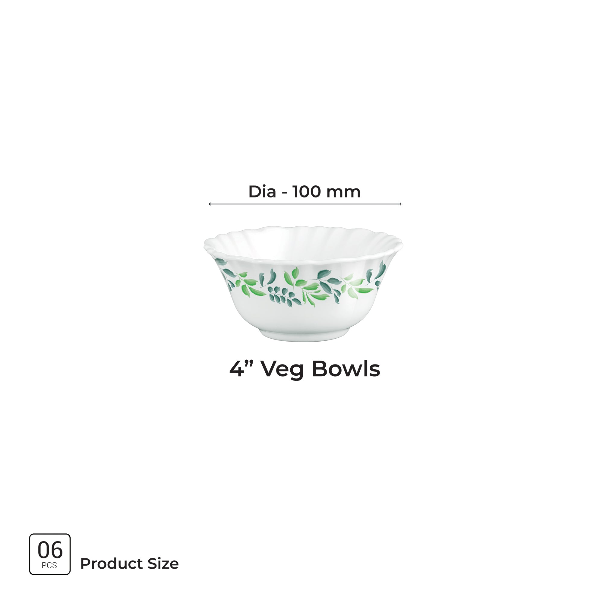 Aurelia Collection 6 Pcs Bowl Set - VERDINIA (Treo By Milton)