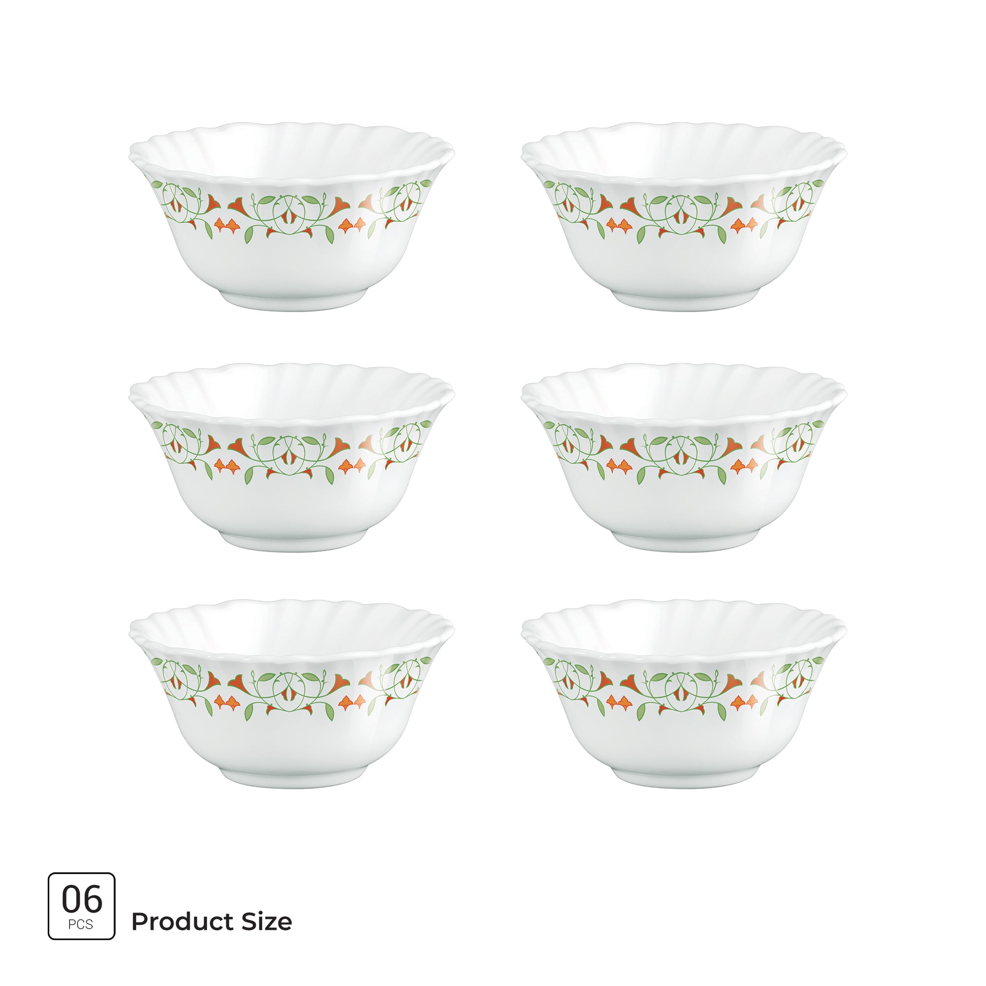 Aurelia Collection 6 Pcs Bowl Set - MEENA (Treo By Milton)