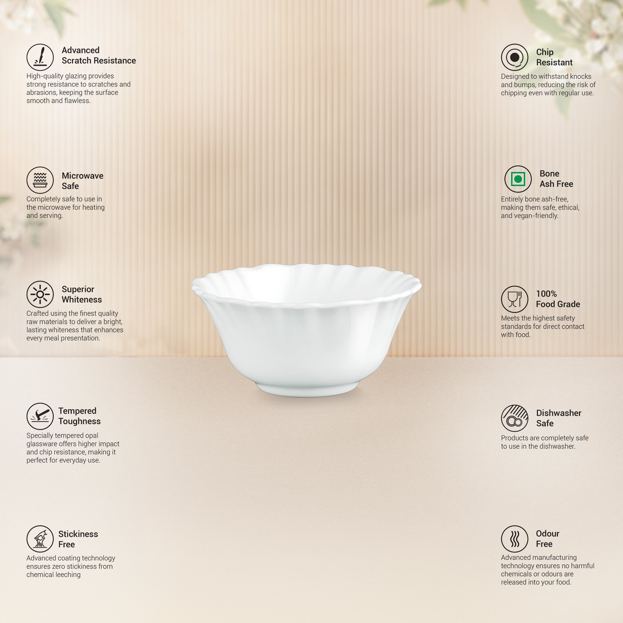 Aurelia Collection 6 Pcs Bowl Set - ARASHI (Treo By Milton)