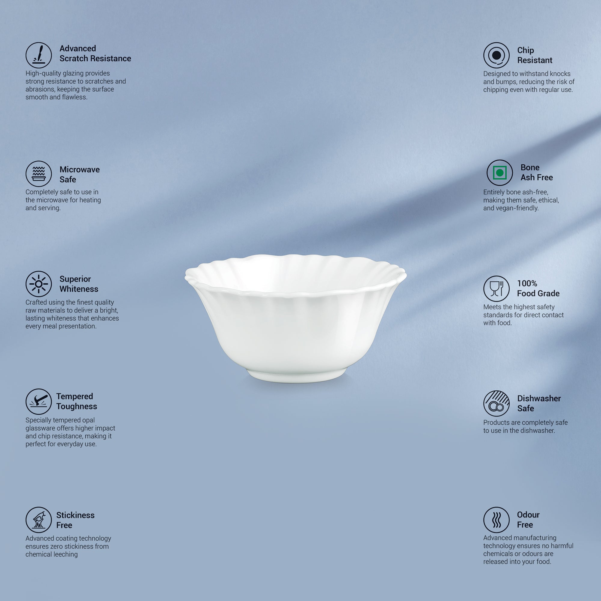 Aurelia Collection 6 Pcs Bowl Set - LUNIS (Treo By Milton)