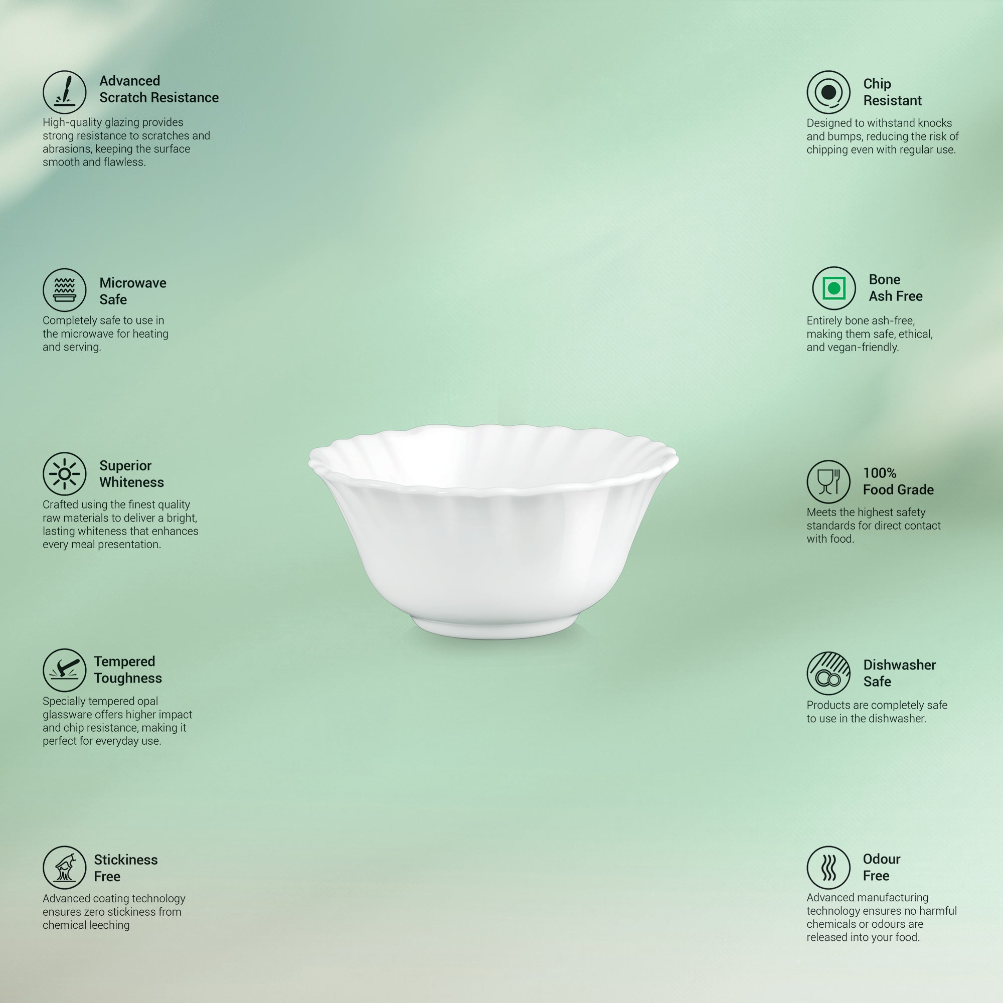 Aurelia Collection 6 Pcs Bowl Set - SAVIRA (Treo By Milton)