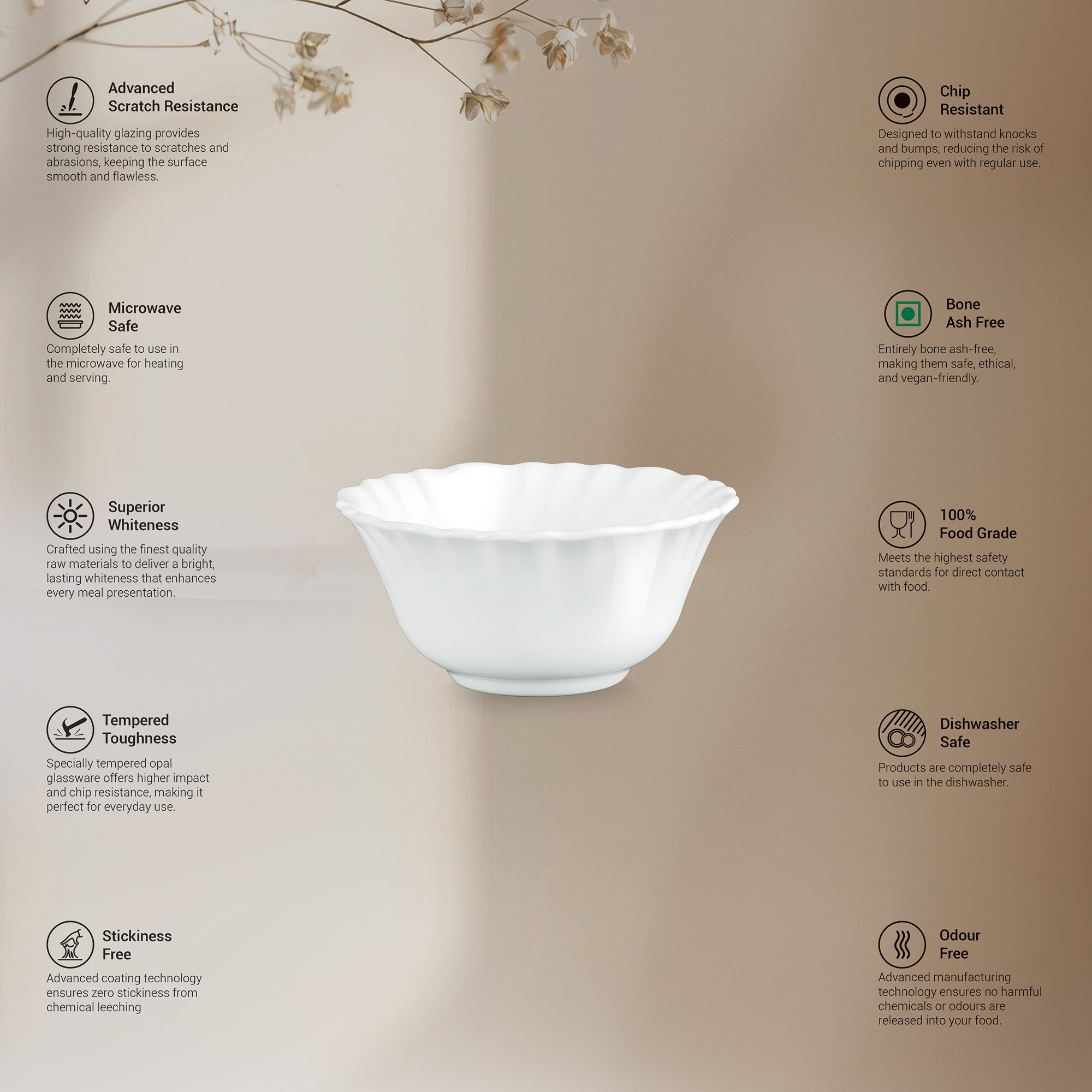 Aurelia Collection 6 Pcs Bowl Set - SELENE (Treo By Milton)