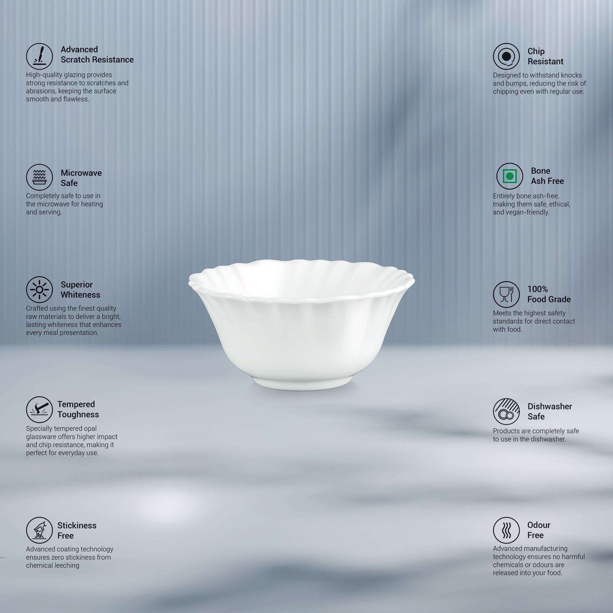 Aurelia Collection 6 Pcs Bowl Set - STRIA (Treo By Milton)