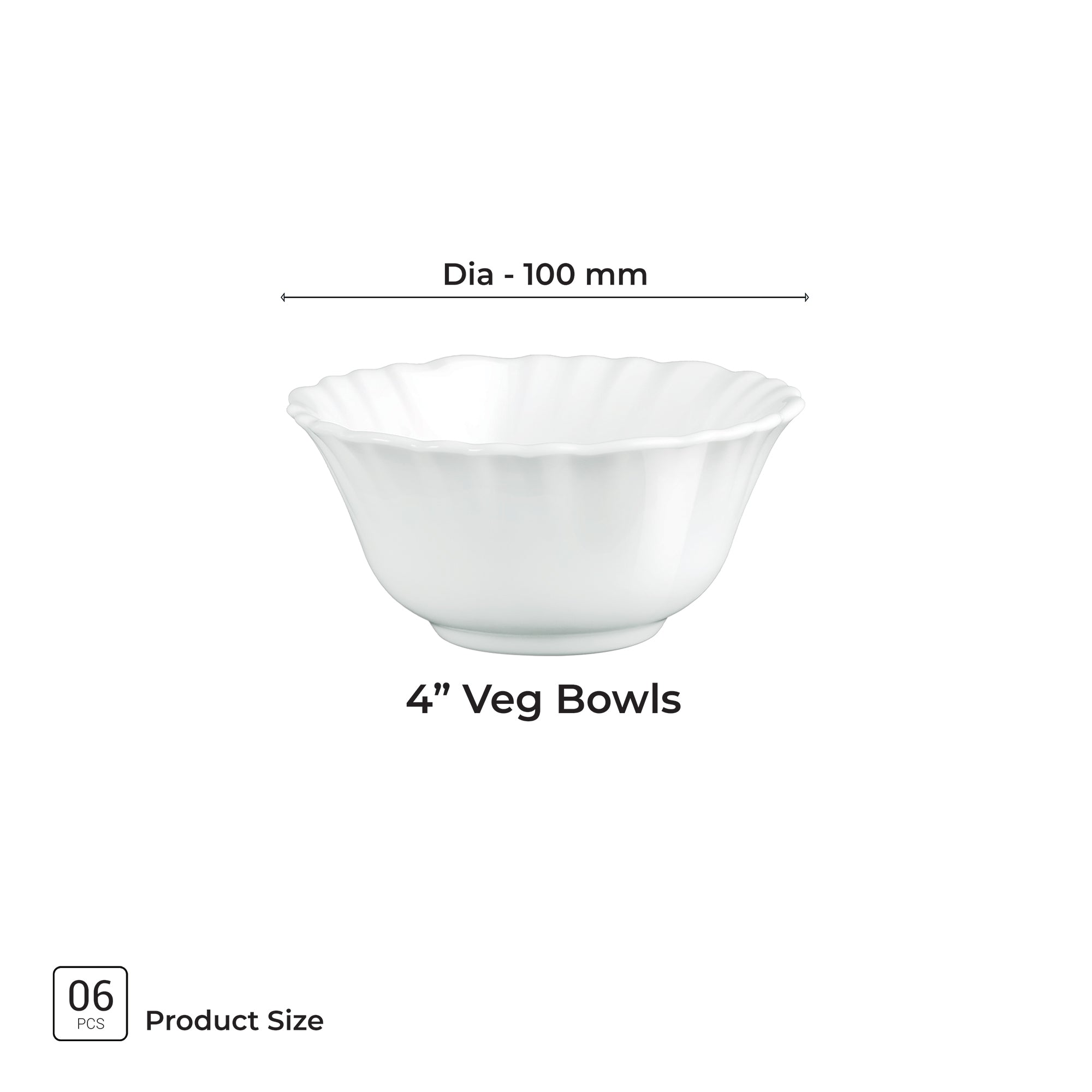 Aurelia Collection 6 Pcs Bowl Set - (Treo By Milton)