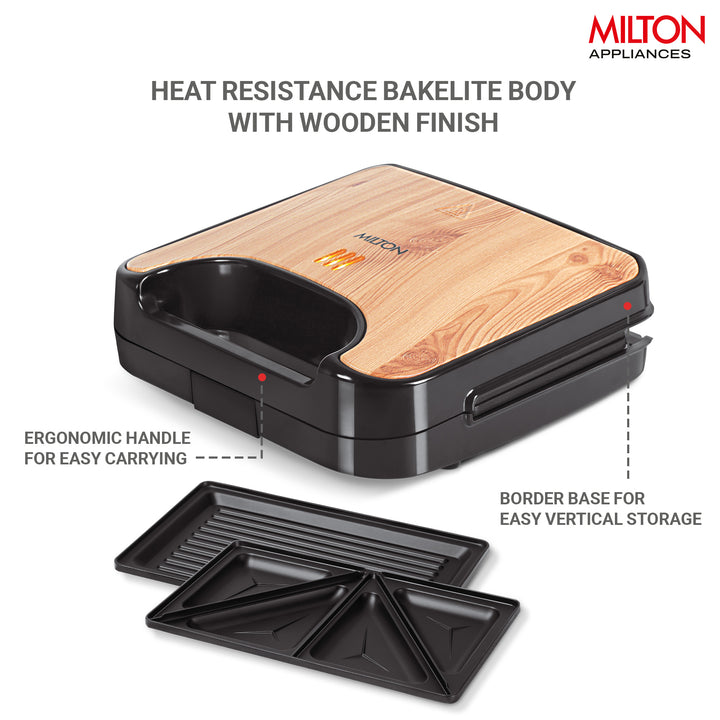 Sandwich Griller 2 in 1 HSM002 (Milton)