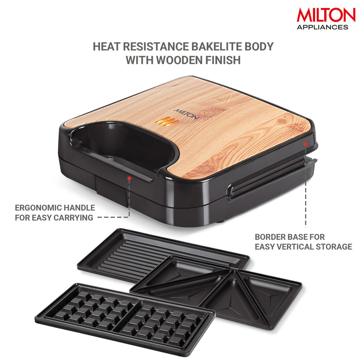 Sandwich Griller 3 in 1 (Milton)